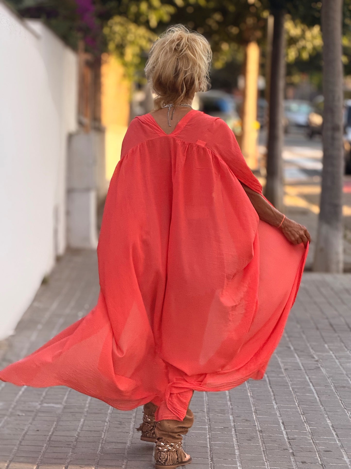 VESTIDO- TÚNICA SUPER OVERSIZE SANDRINE MULTICOLOR
