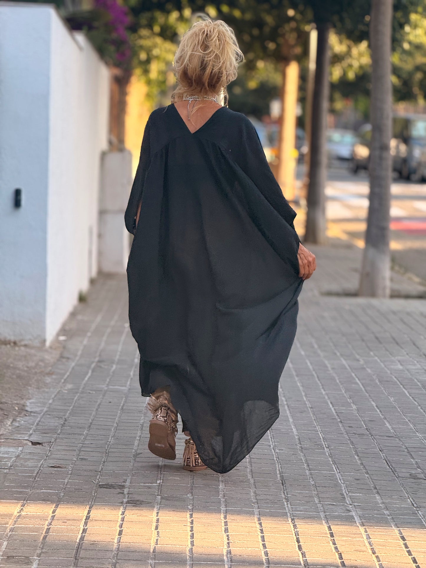 VESTIDO- TÚNICA SUPER OVERSIZE SANDRINE MULTICOLOR
