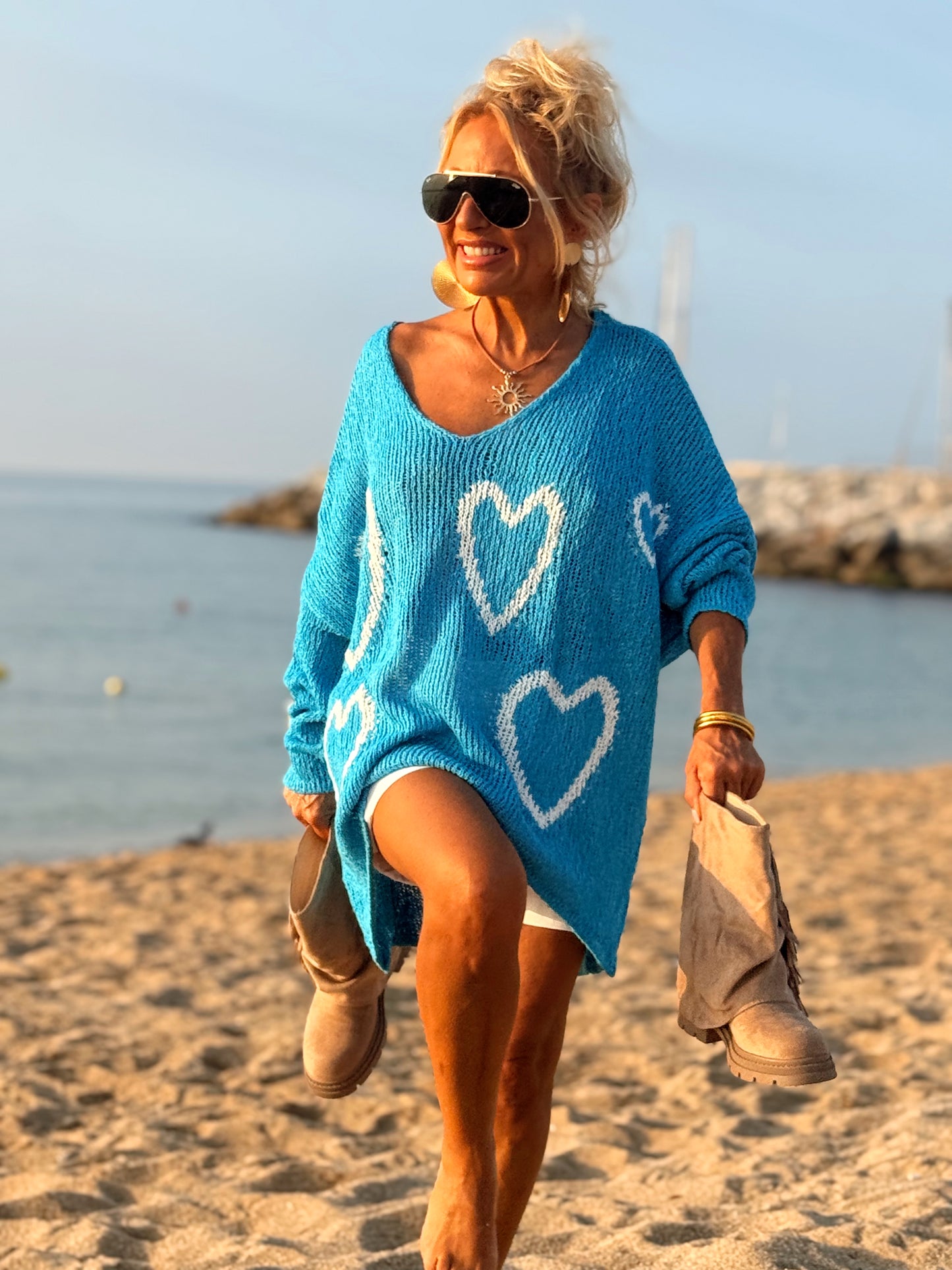 JERSEY ASIMÉTRICO CORAZÓN MULTICOLOR