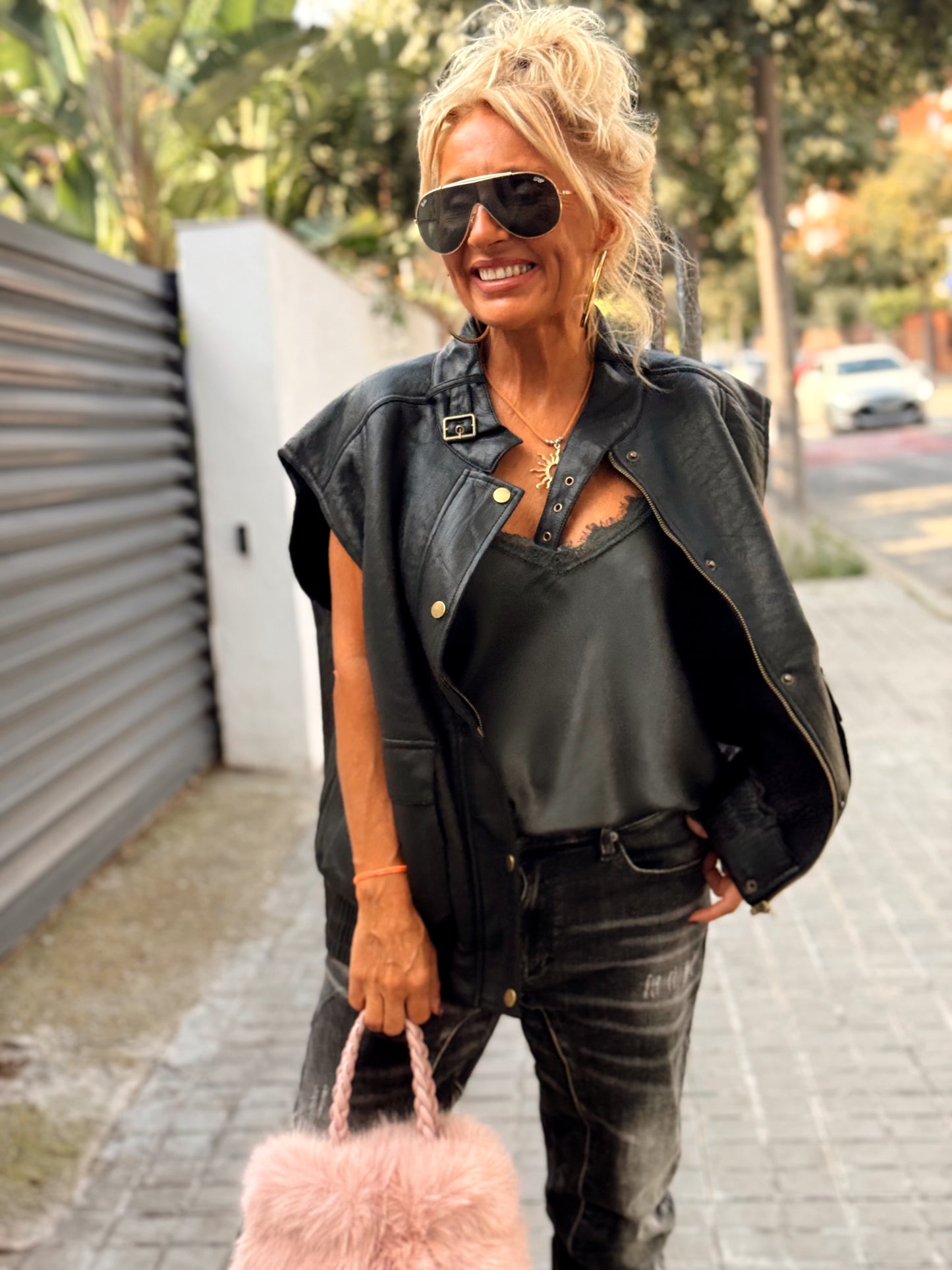 CHALECO POLIPIEL LEONARDO MULTICOLOR