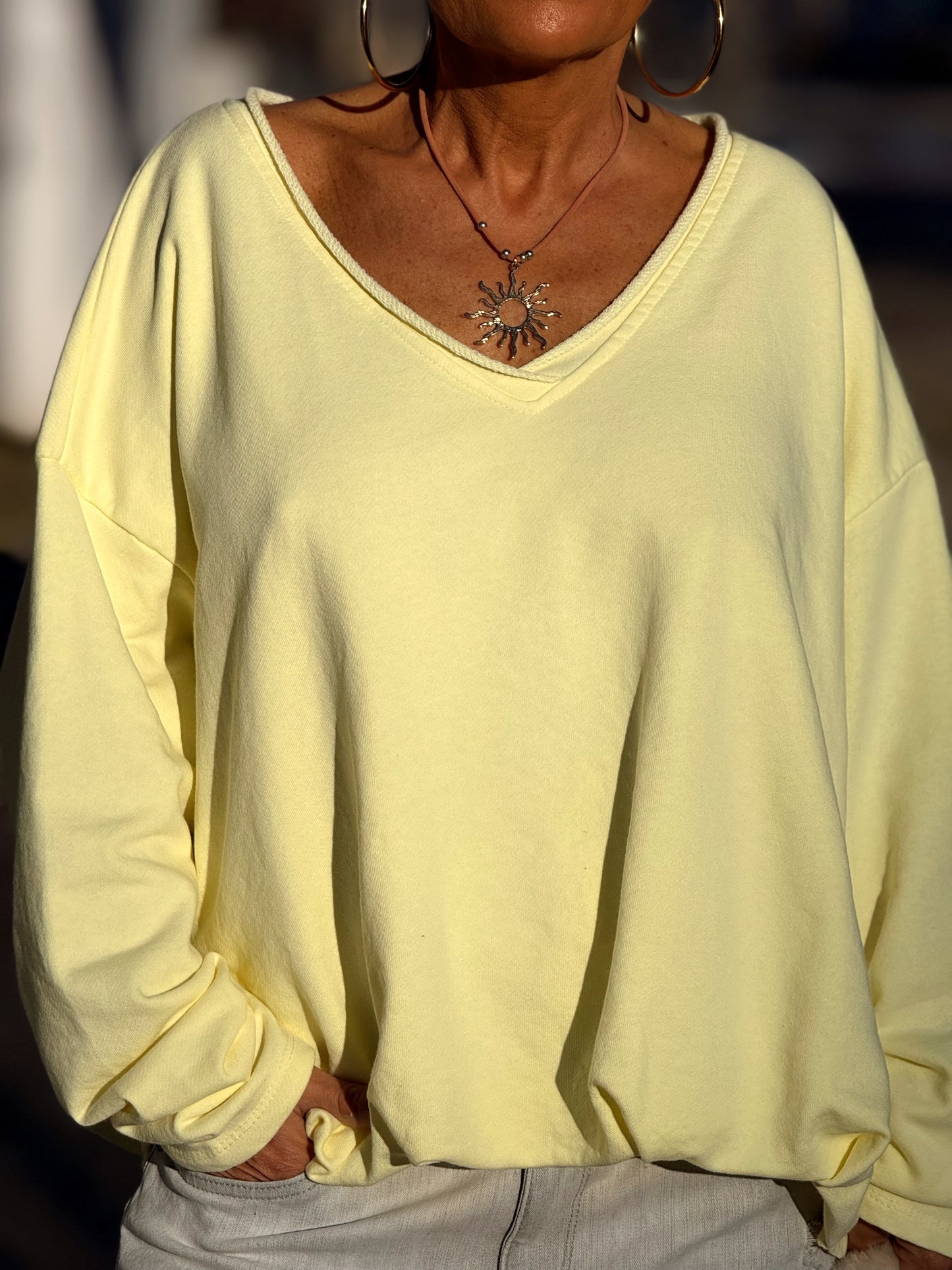 SUDADERA OVERSIZE FILOMENA MULTICOLOR