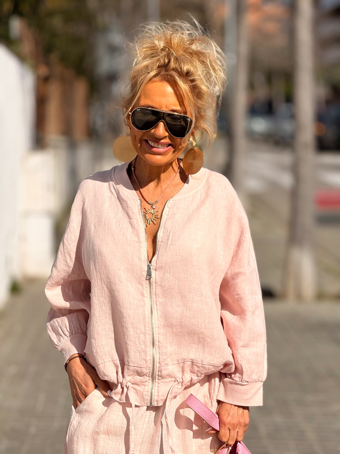 BOMBER LINO CAMILLE MULTICOLOR