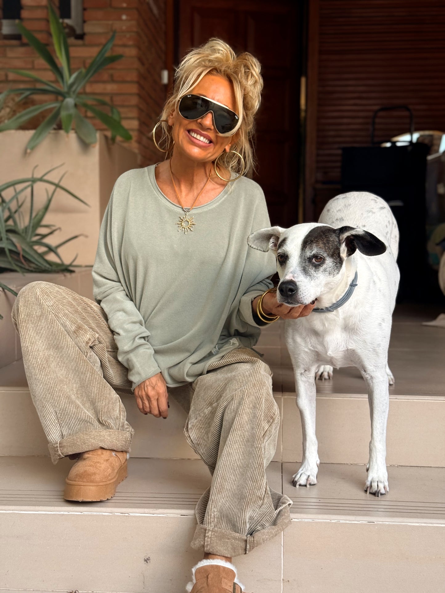 CAMISETA DESGASTADA OVERSIZE DANI MULTICOLOR