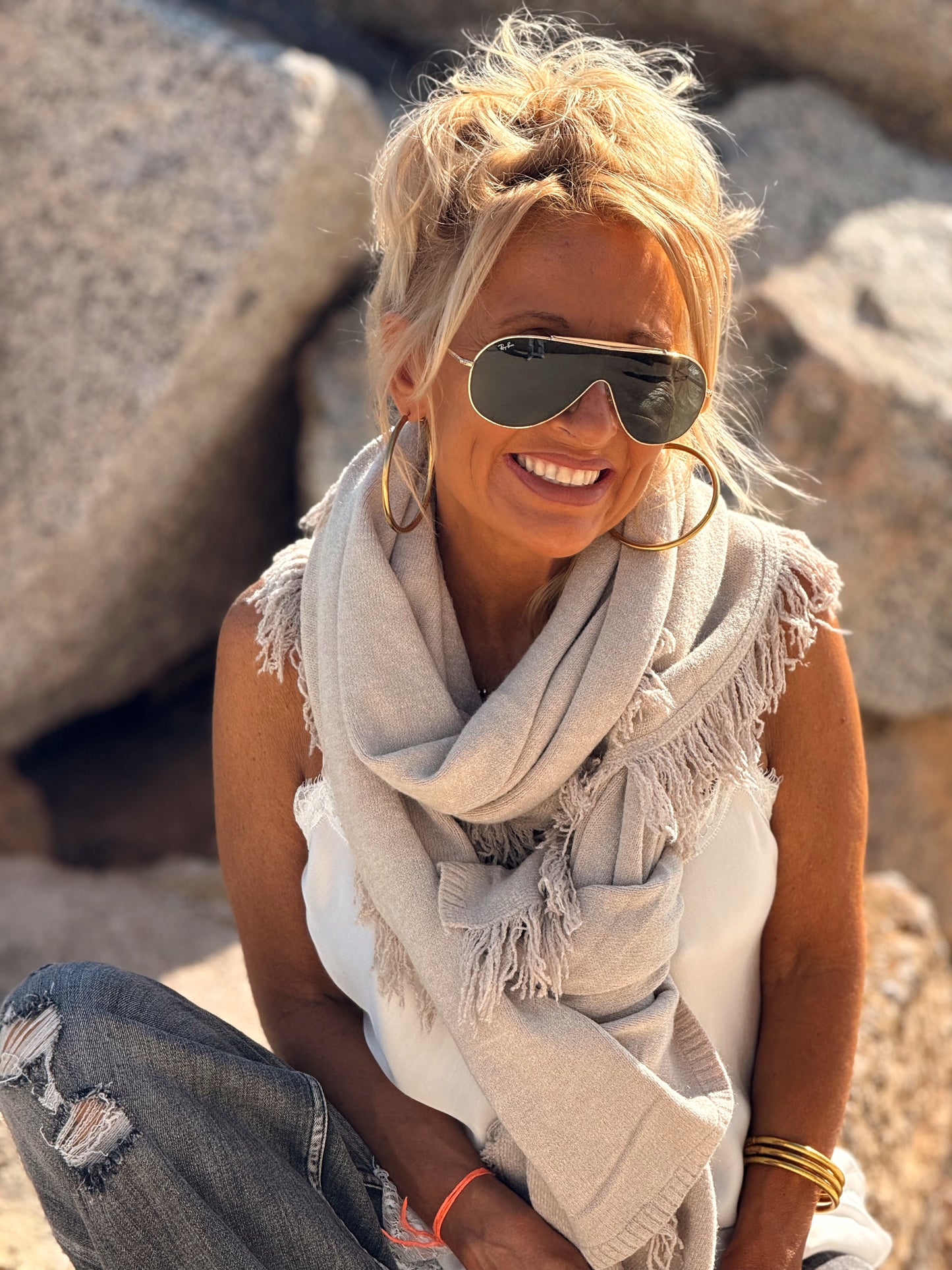 BUFANDA FLECOS CELINE MULTICOLOR