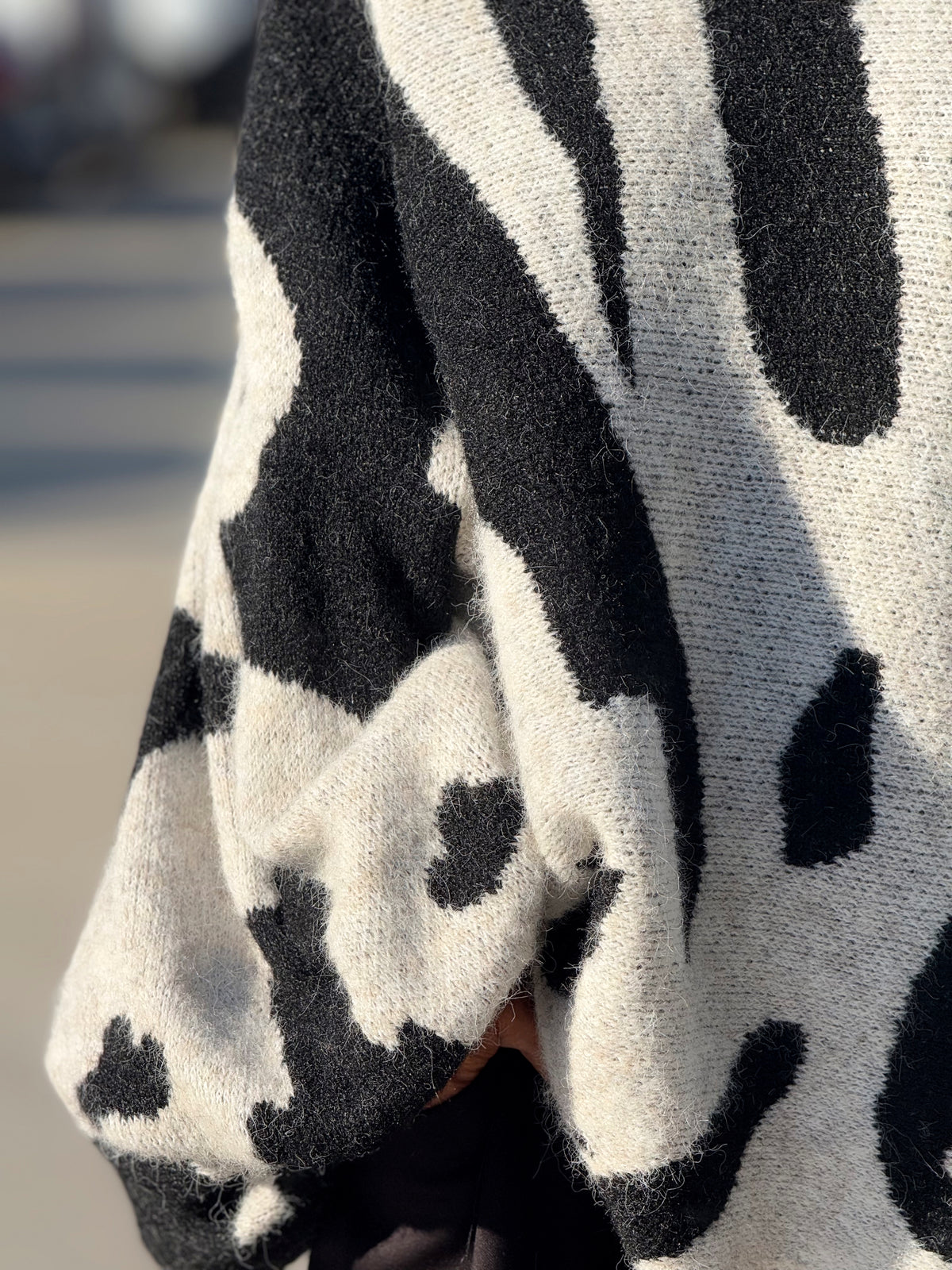 JERSEY OVERSIZE VACA MULTICOLOR