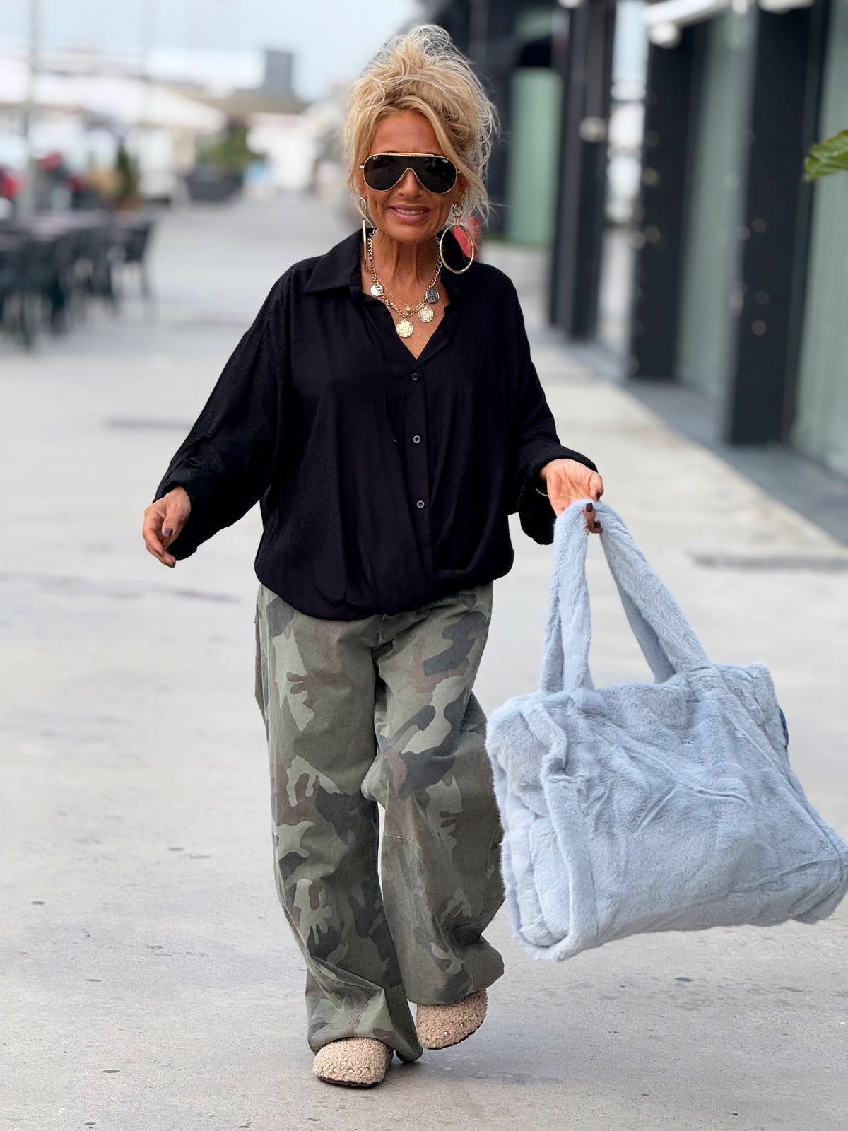 PANTALON CAMUFLAJE MAGDA MULTICOLOR