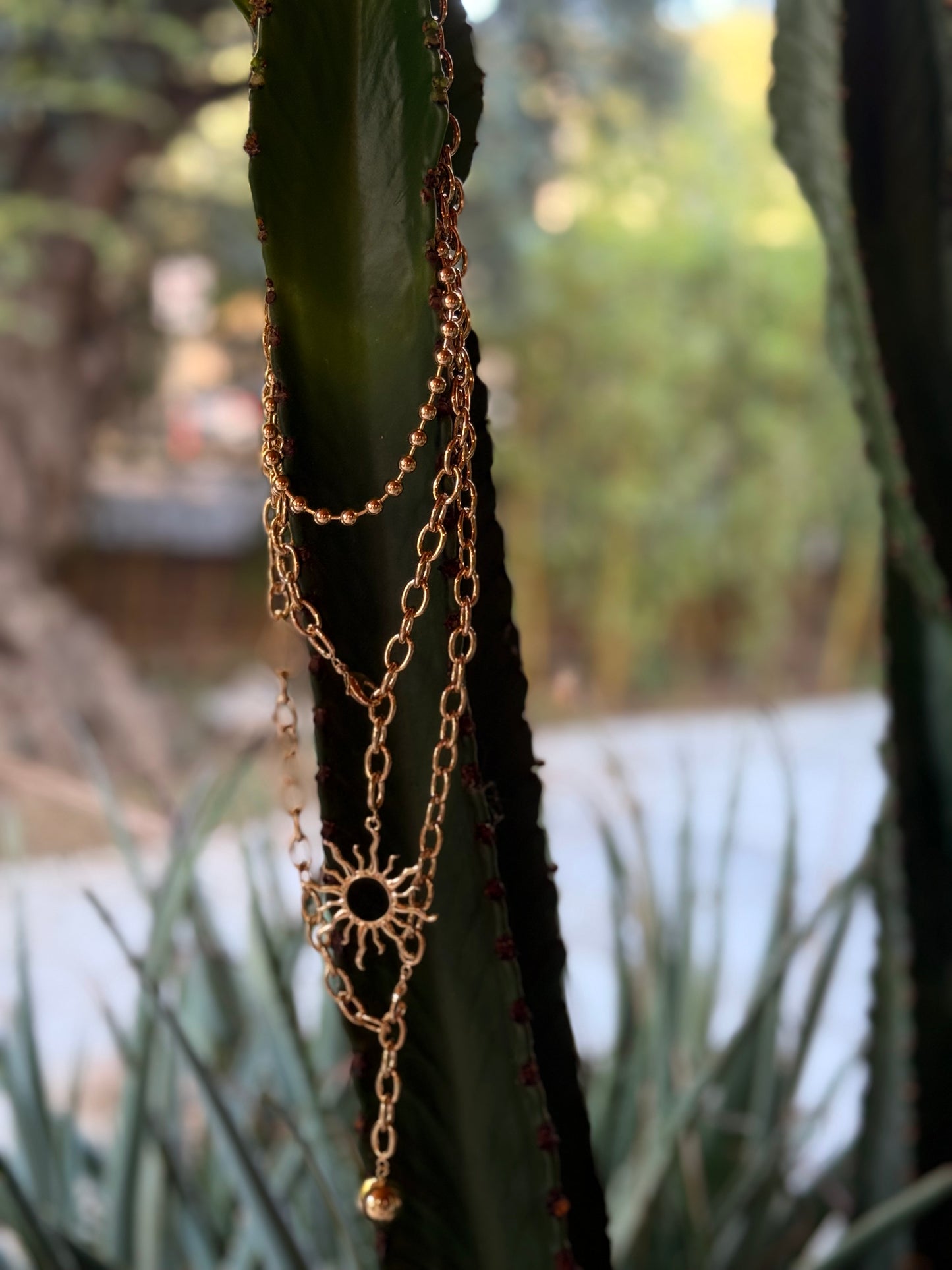 SET 3 COLLARES SOL ☀️ DORADO