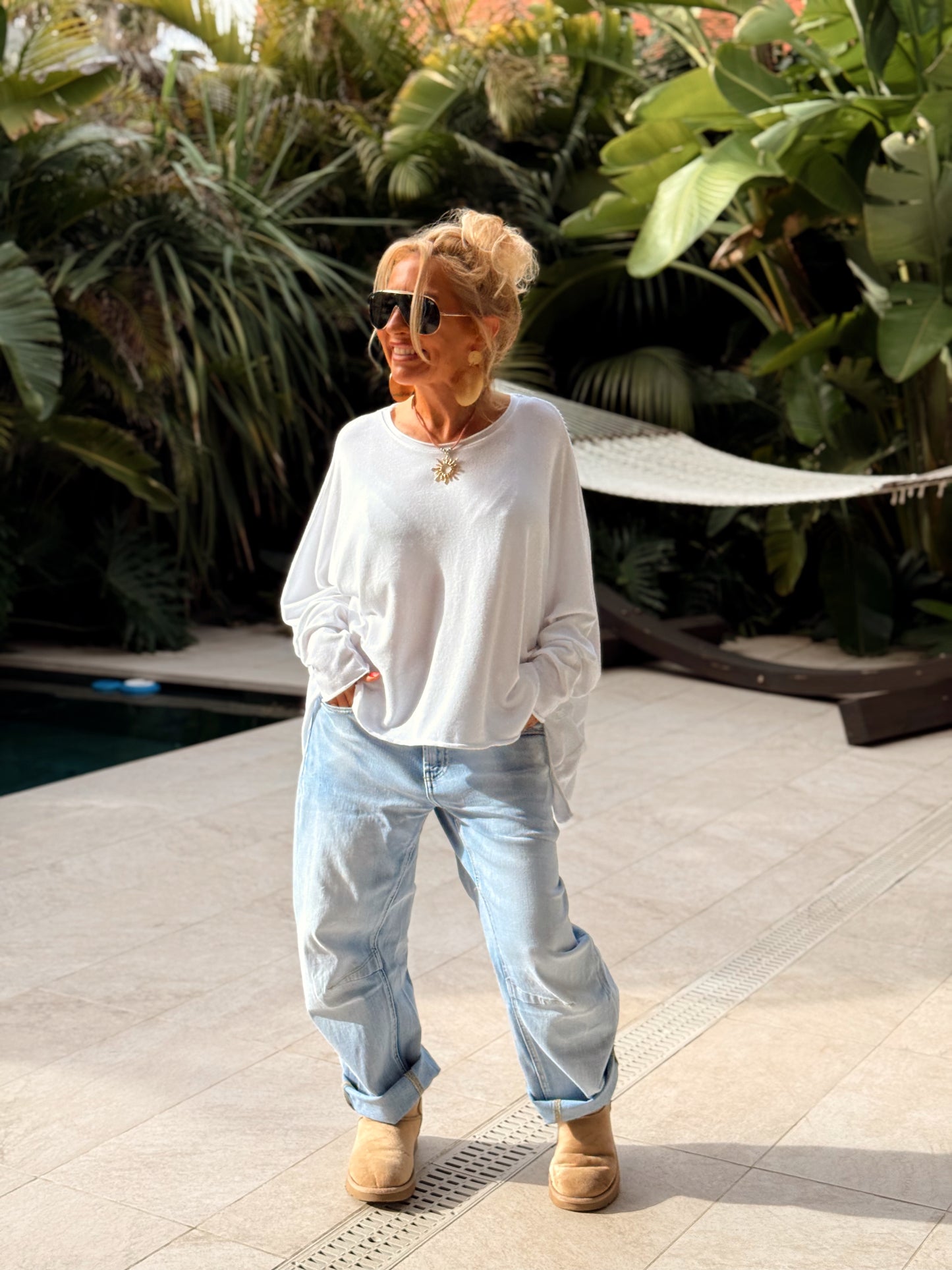 CAMISETA DESGASTADA SUPER OVERSIZE DANI MULTICOLOR