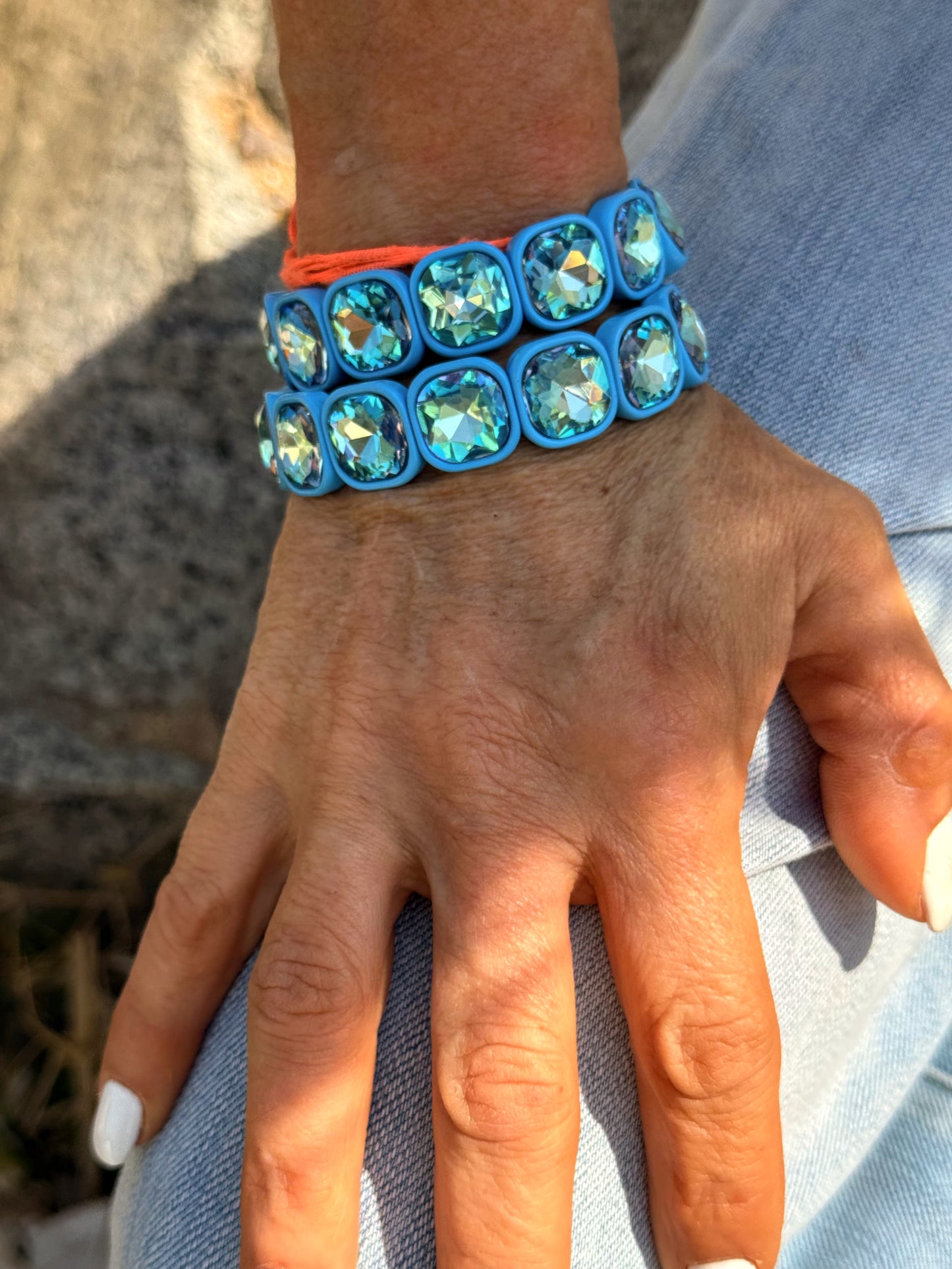 PULSERA CRISTAL MULTICOLOR