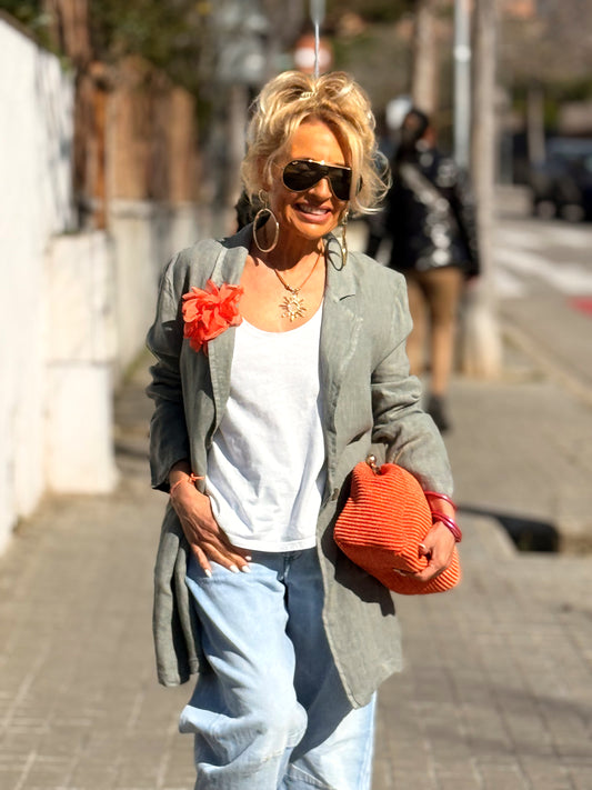 BROCHE FLORES AGATA  MULTICOLOR