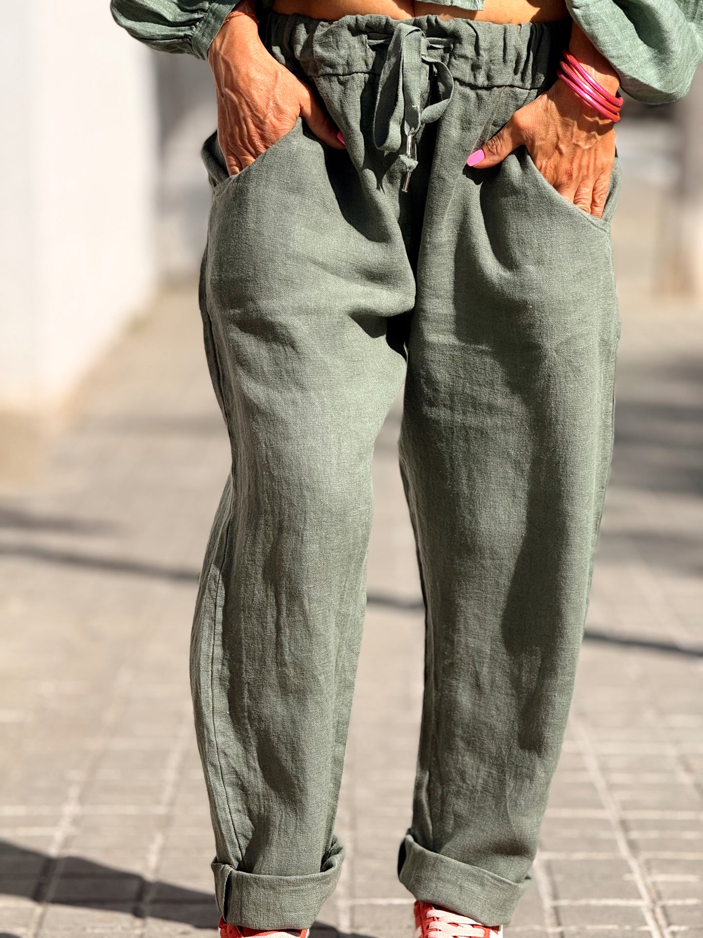 PANTALON LINO MANU
