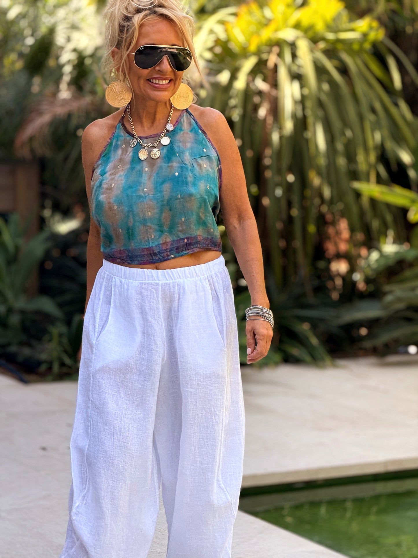 TOP CORTO INDY MULTICOLOR