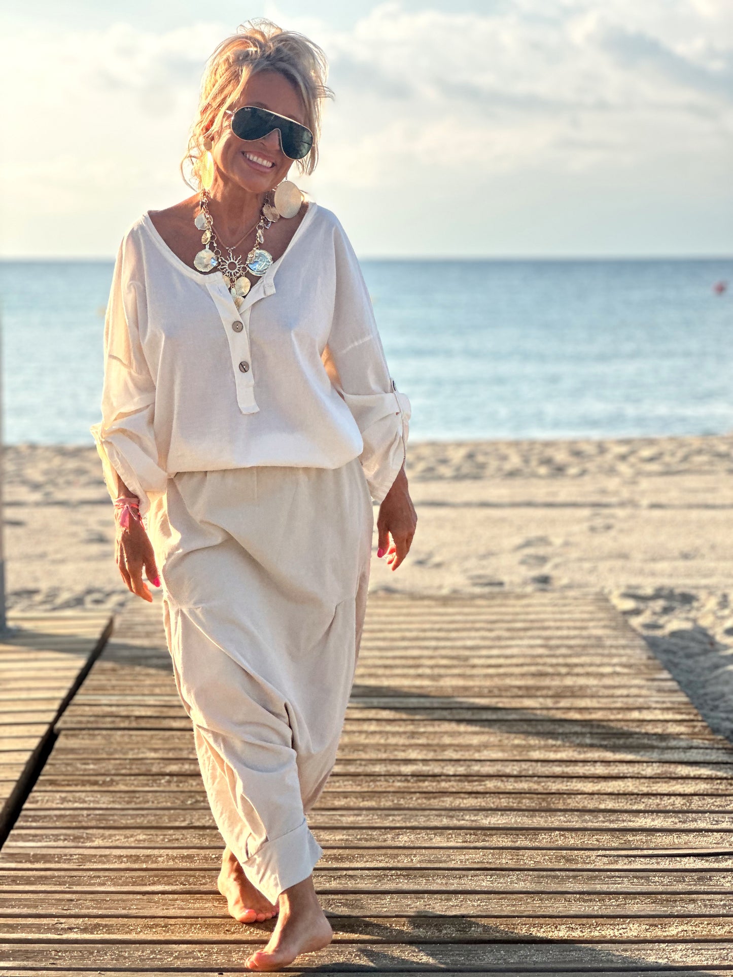 PANTALONES PANA CROPPED BAGGY OVERSIZE MULTICOLOR