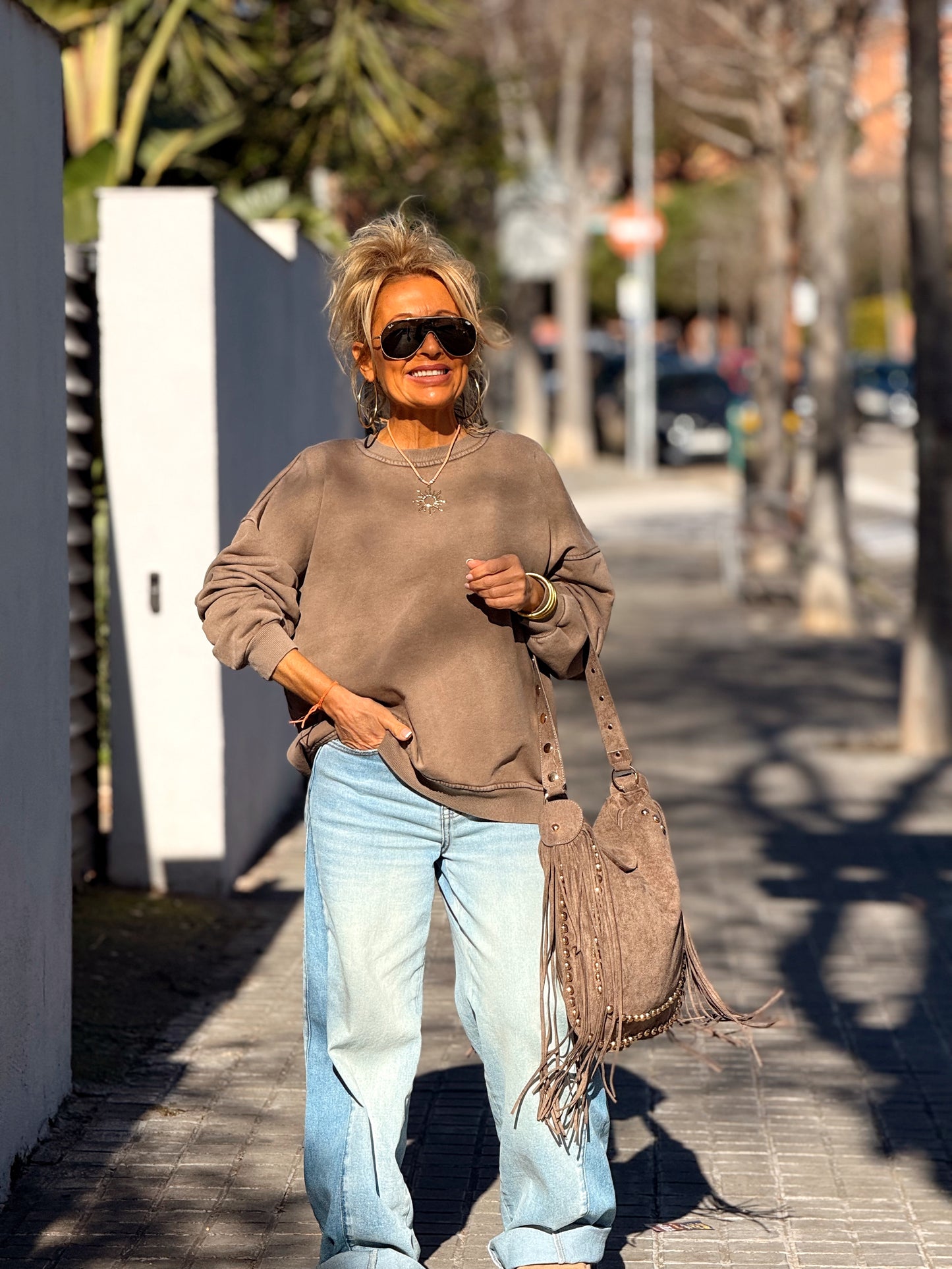 SUDADERA MILA MULTICOLOR