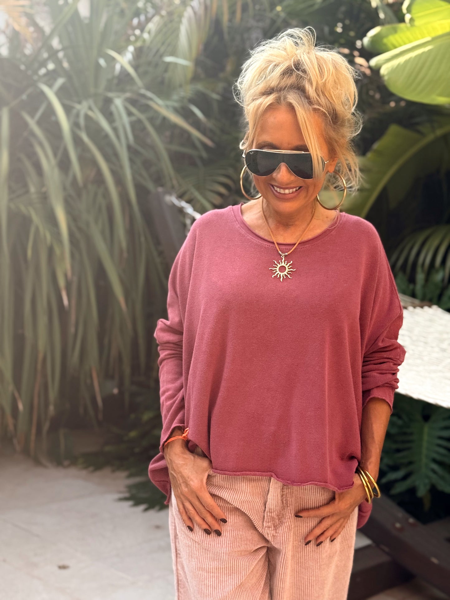 CAMISETA DESGASTADA OVERSIZE DANI MULTICOLOR