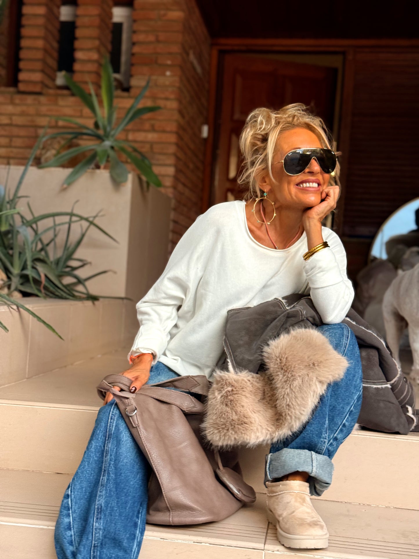 PENDIENTES CRISTAL DORADO TURQUESA