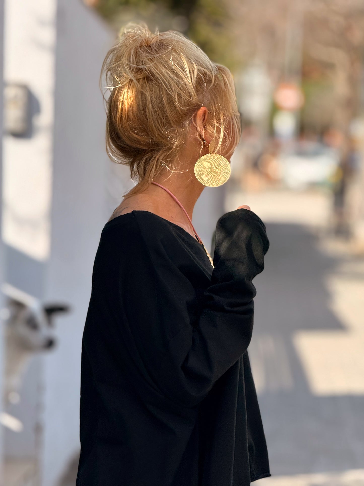 CAMISETA OVERSIZE ASIMÉTRICA MULTICOLOR