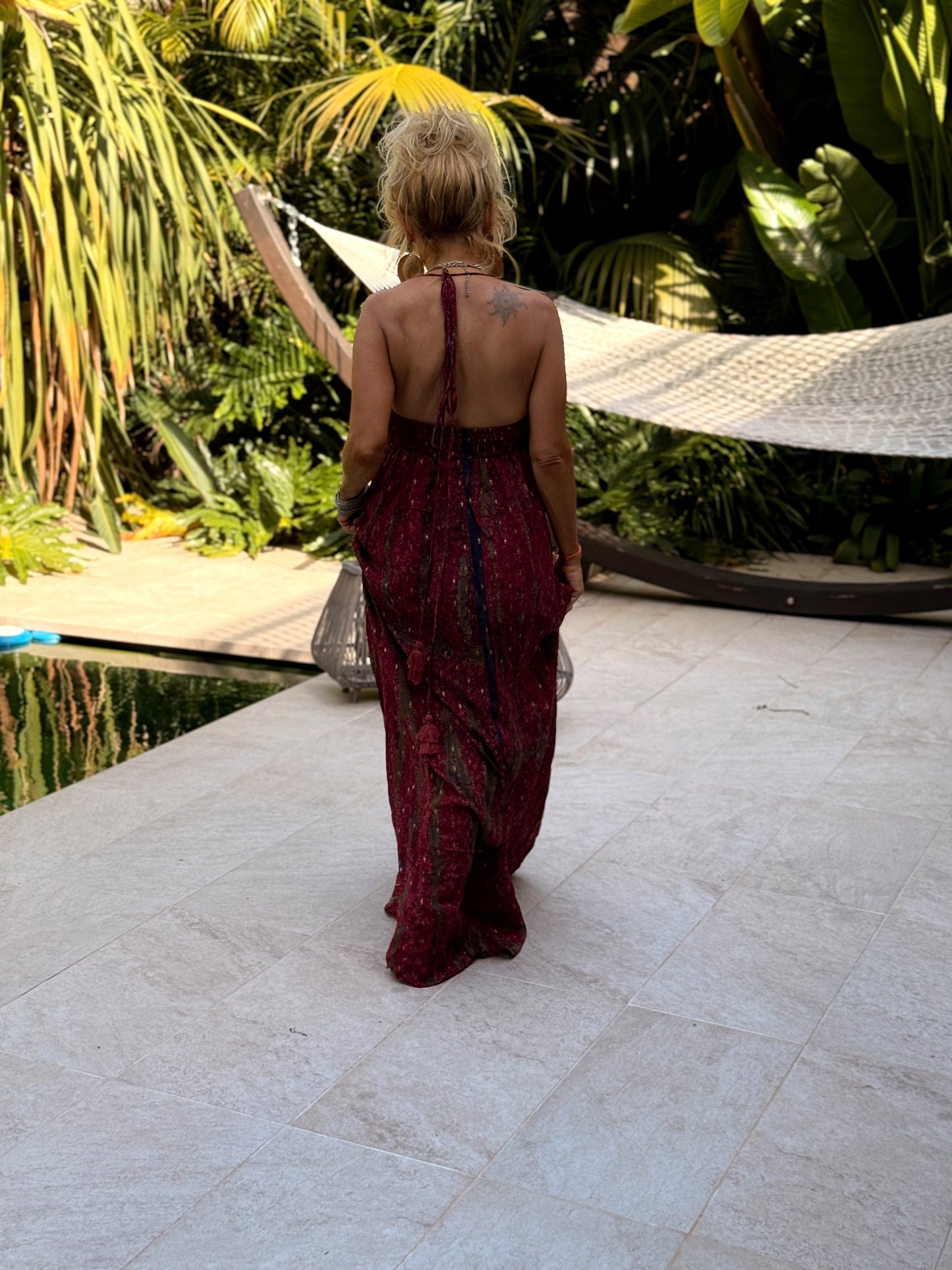VESTIDO CREPE SEDA INDY MULTICOLOR