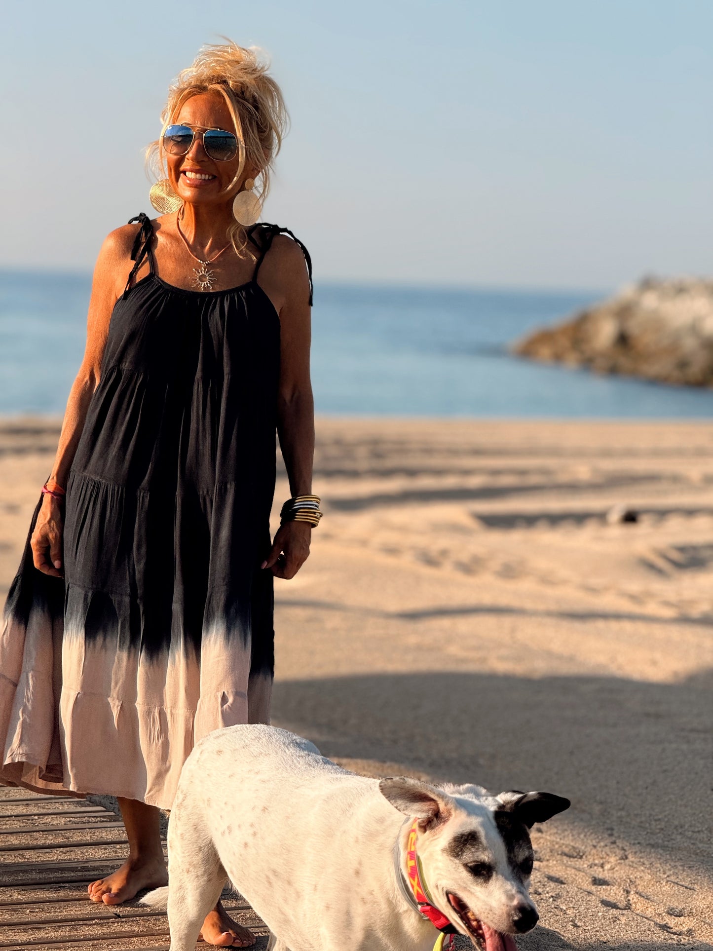 VESTIDO CORTO TIRANTES TYE&DYE MULTICOLOR