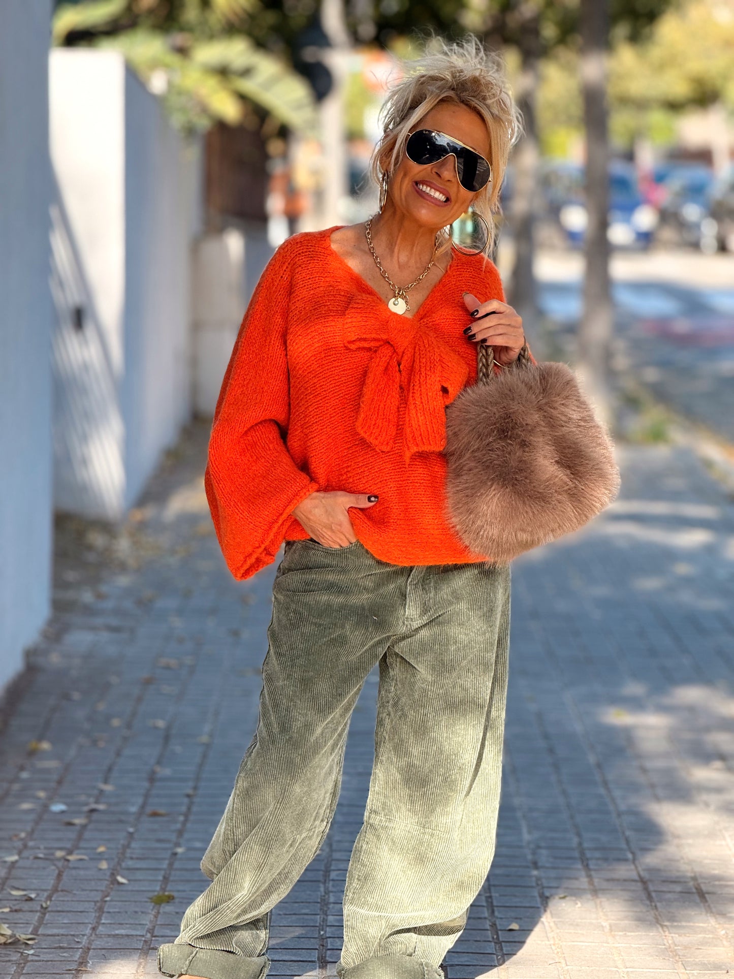 JERSEY CON LAZO MULTICOLOR