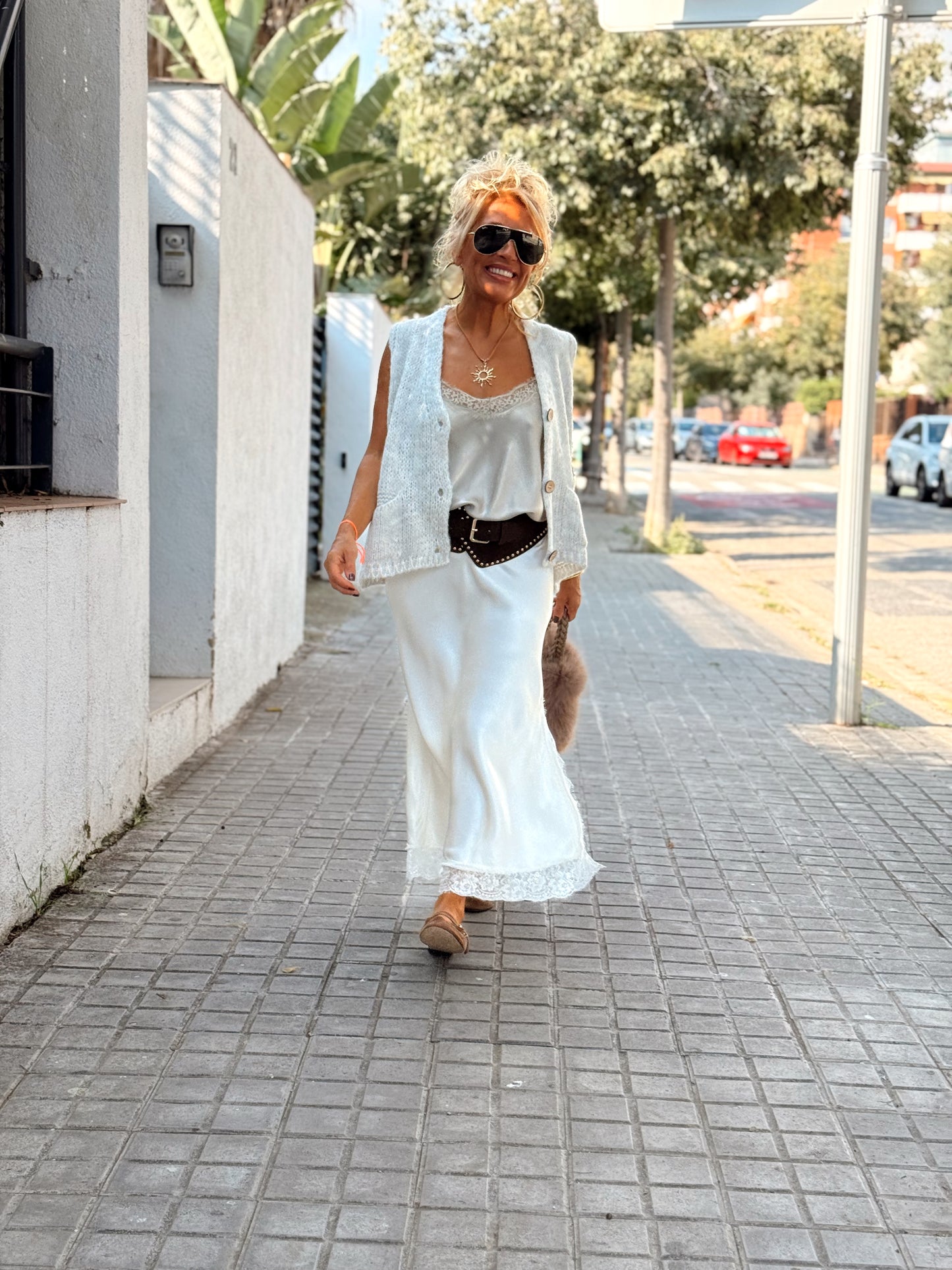 FALDA LENCERO MILA MULTICOLOR