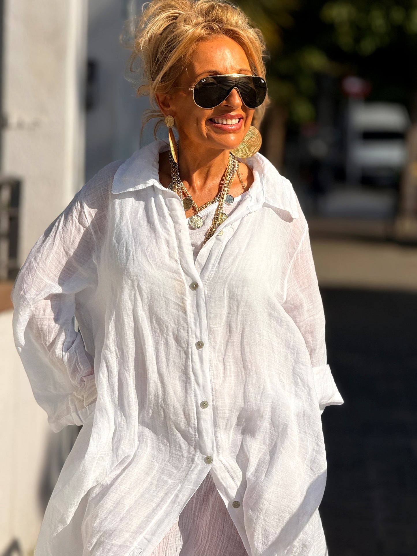 VESTIDO-CAMISA DOBLE ZAIRA MULTICOLOR