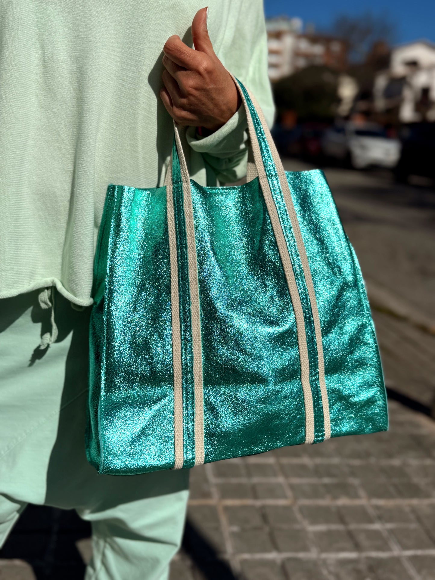 BOLSO BRILLANTE FARO MULTICOLOR