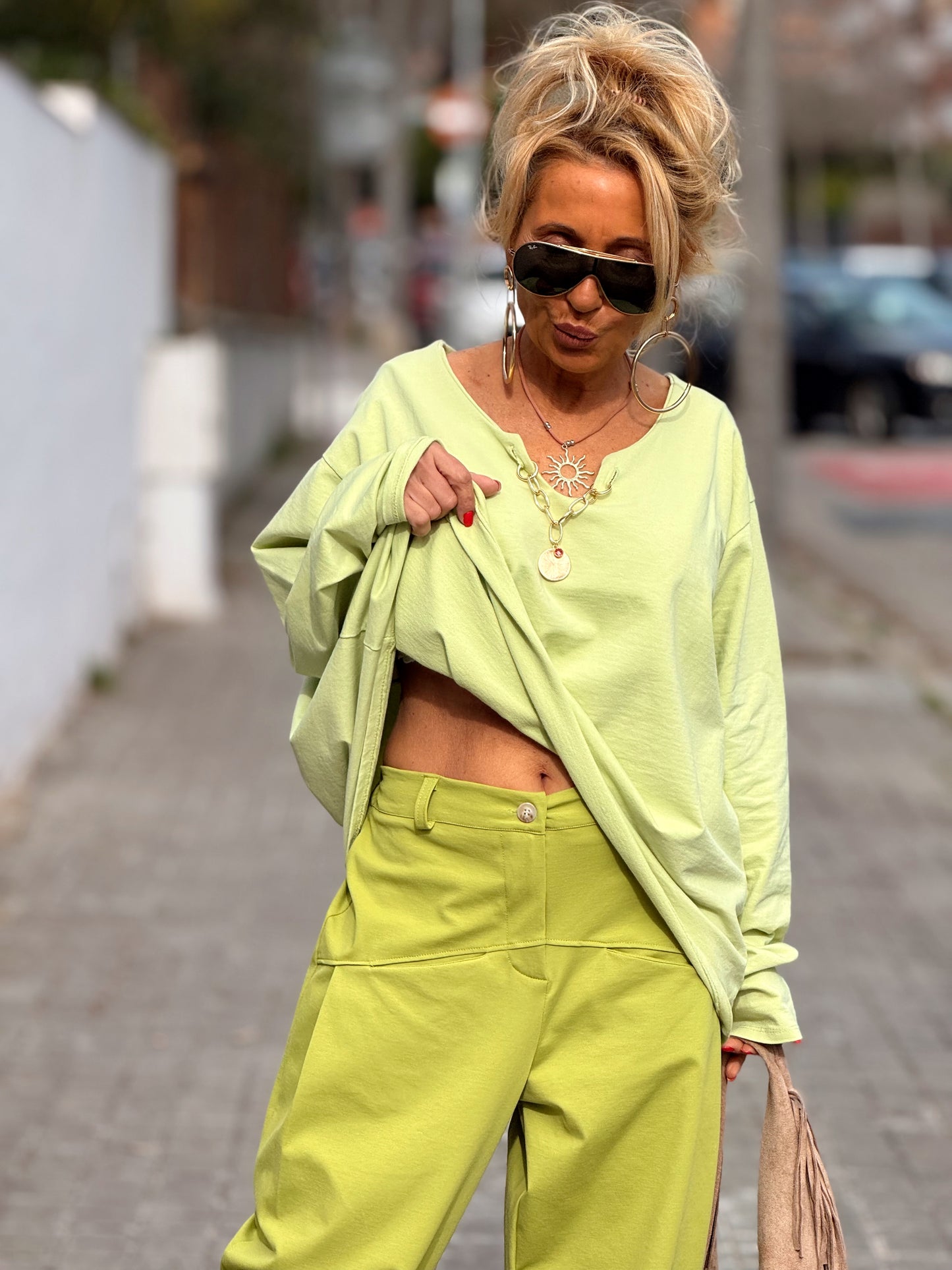 PANTALON OVERSIZE GUY MULTICOLOR