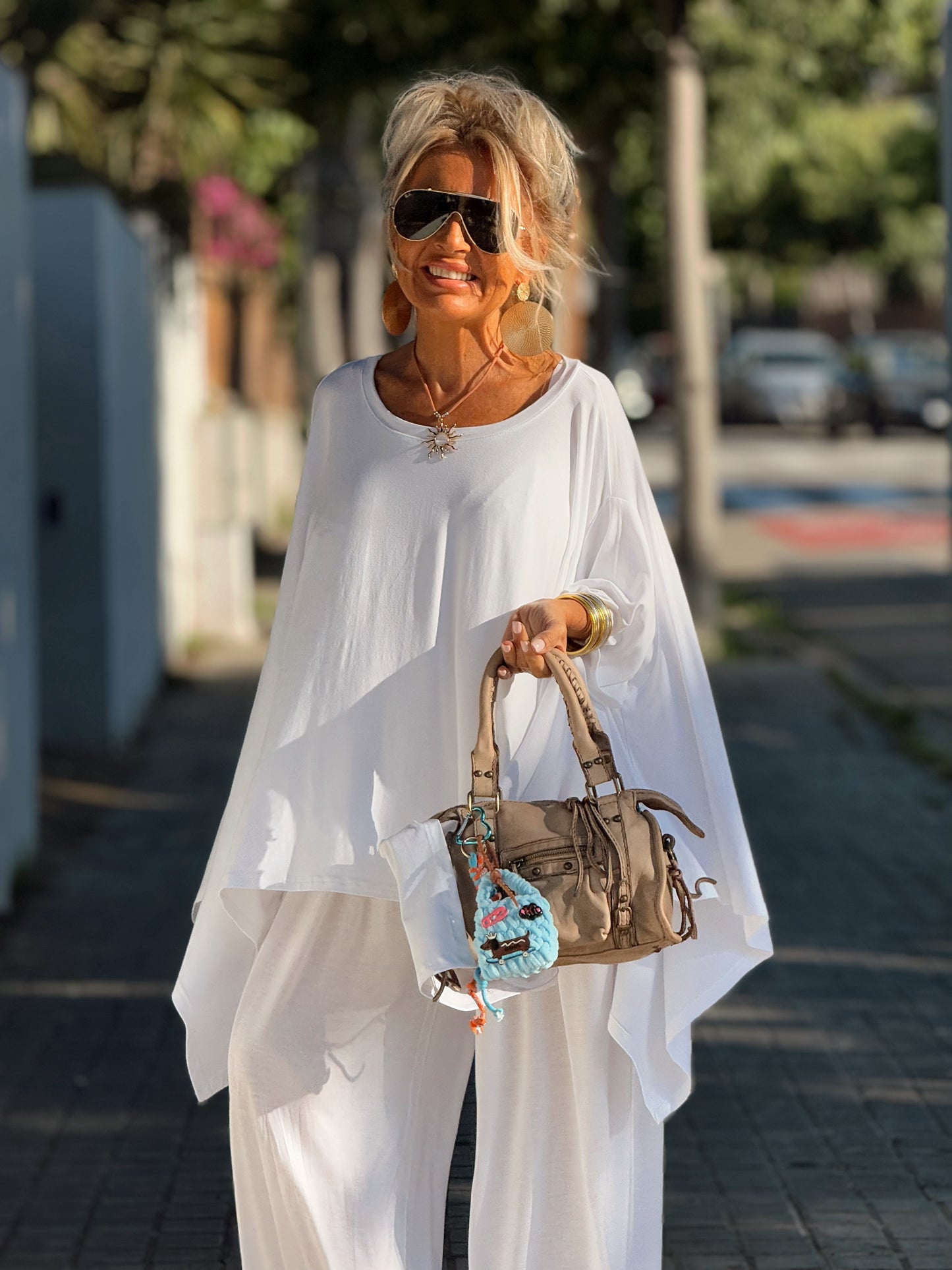 CONJUNTO OVERSIZE PANTALÓN-TÚNICA JADE BLANCO