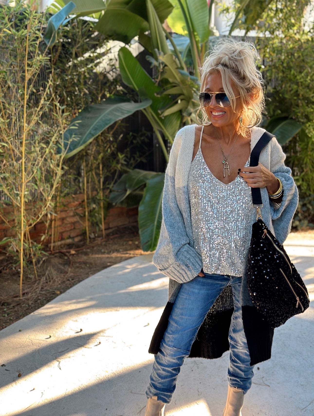 CHAQUETA DE PUNTO ROCIO MULTICOLOR