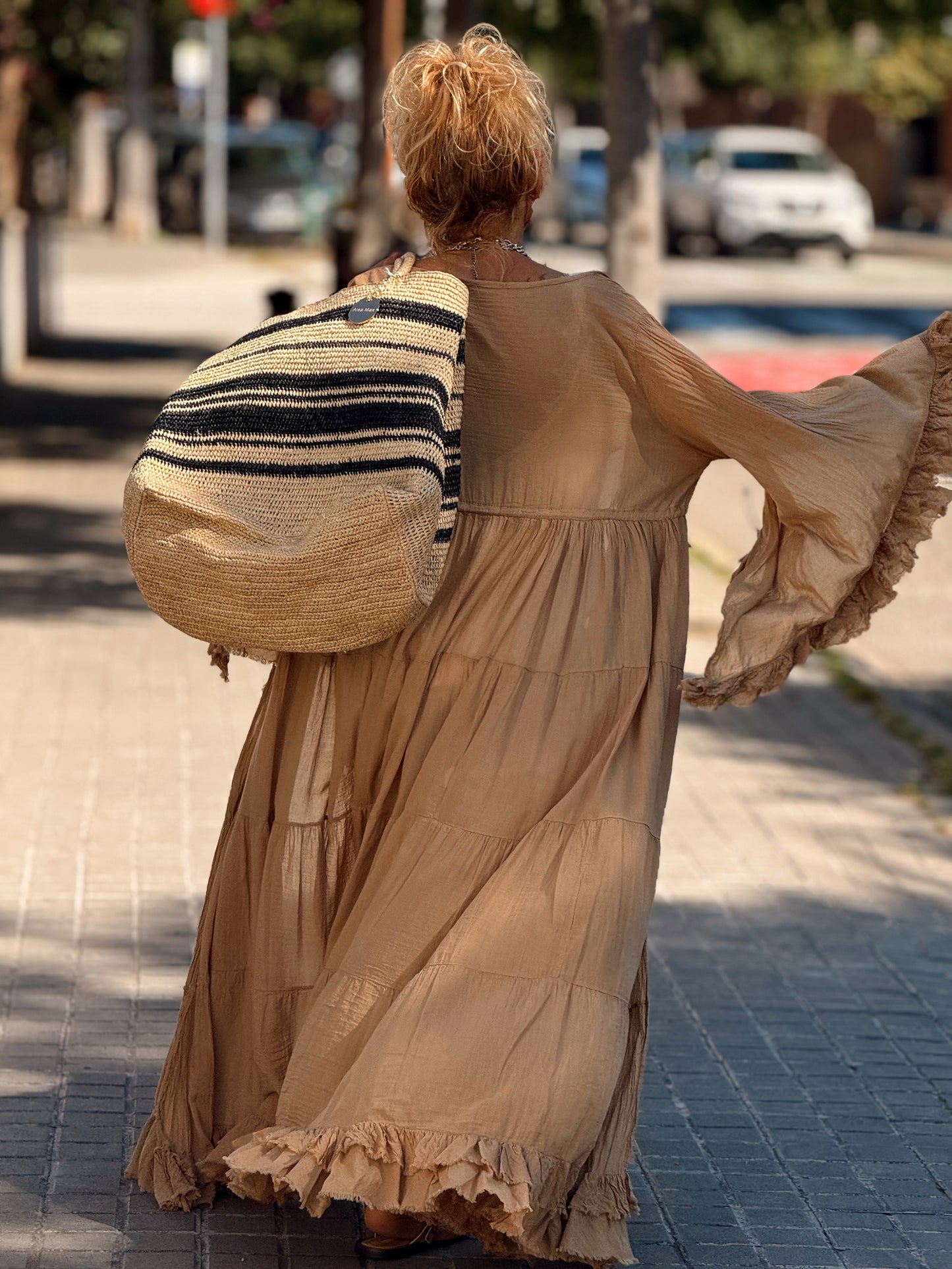 KIMONO SUPER OVERSIZE BOHO MULTICOLOR