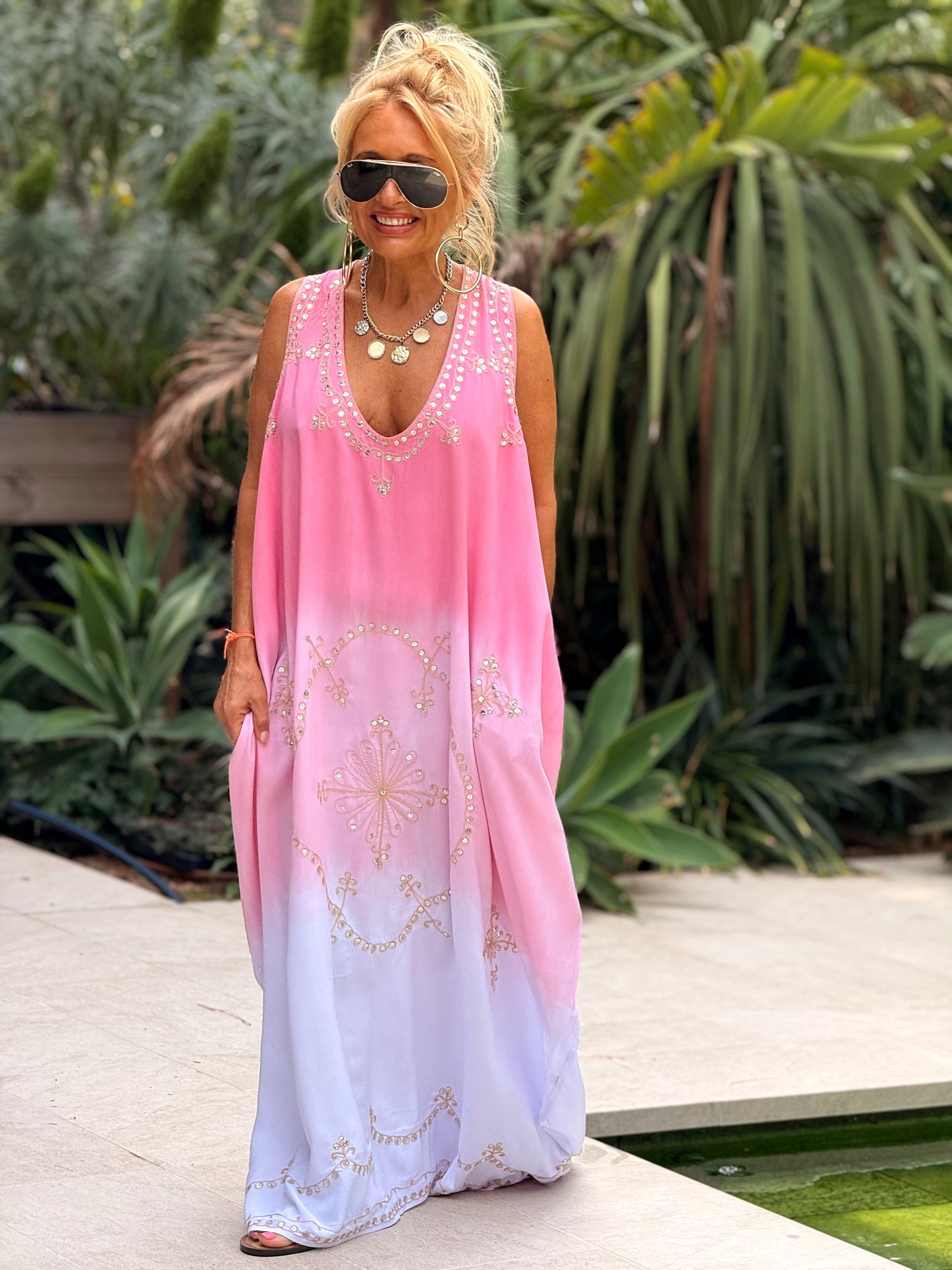 VESTIDO SUPER OVERSIZE ARUBA MULTICOLOR
