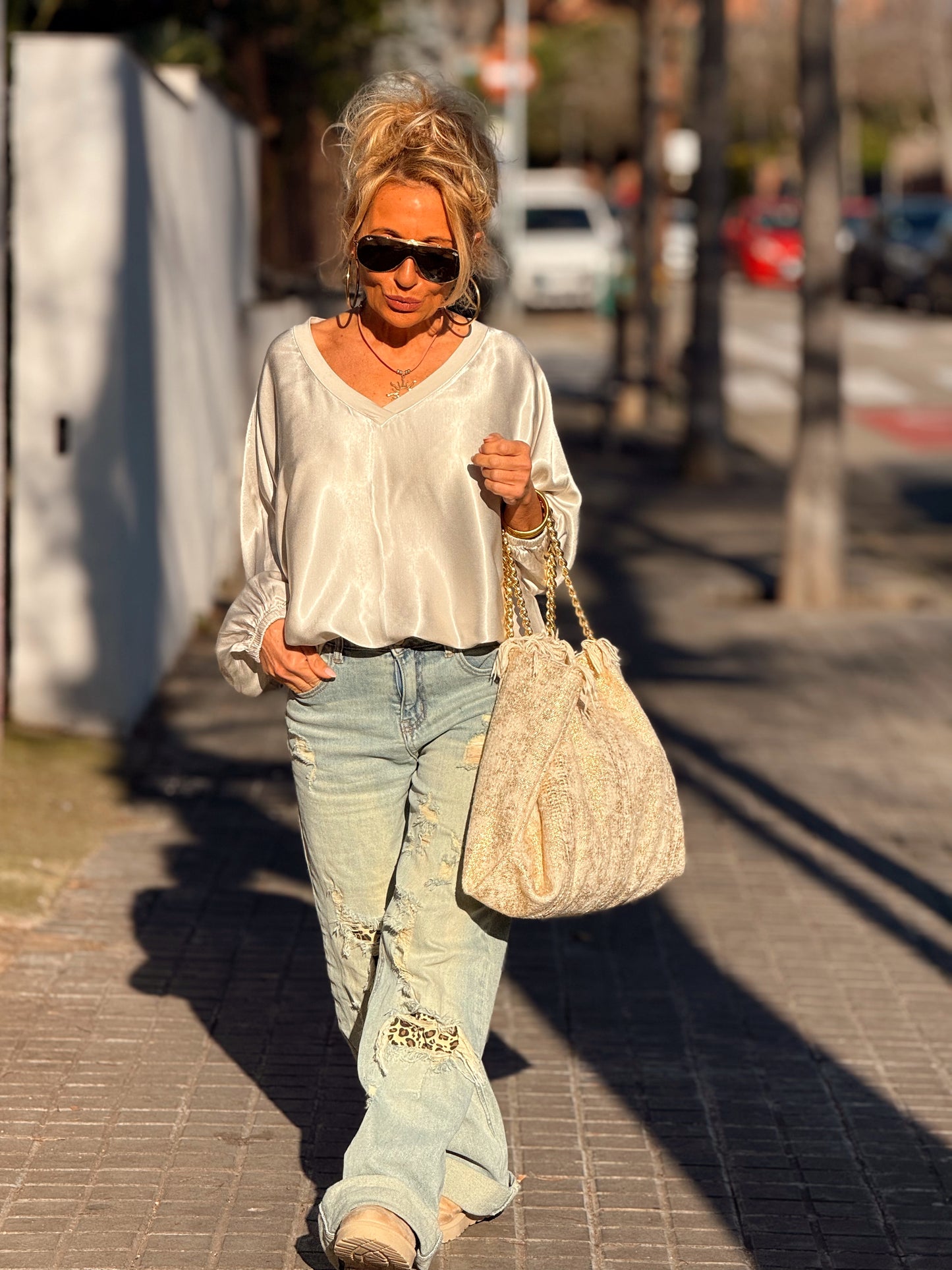 BLUSA OVERSIZE ZIGGY MULTICOLOR