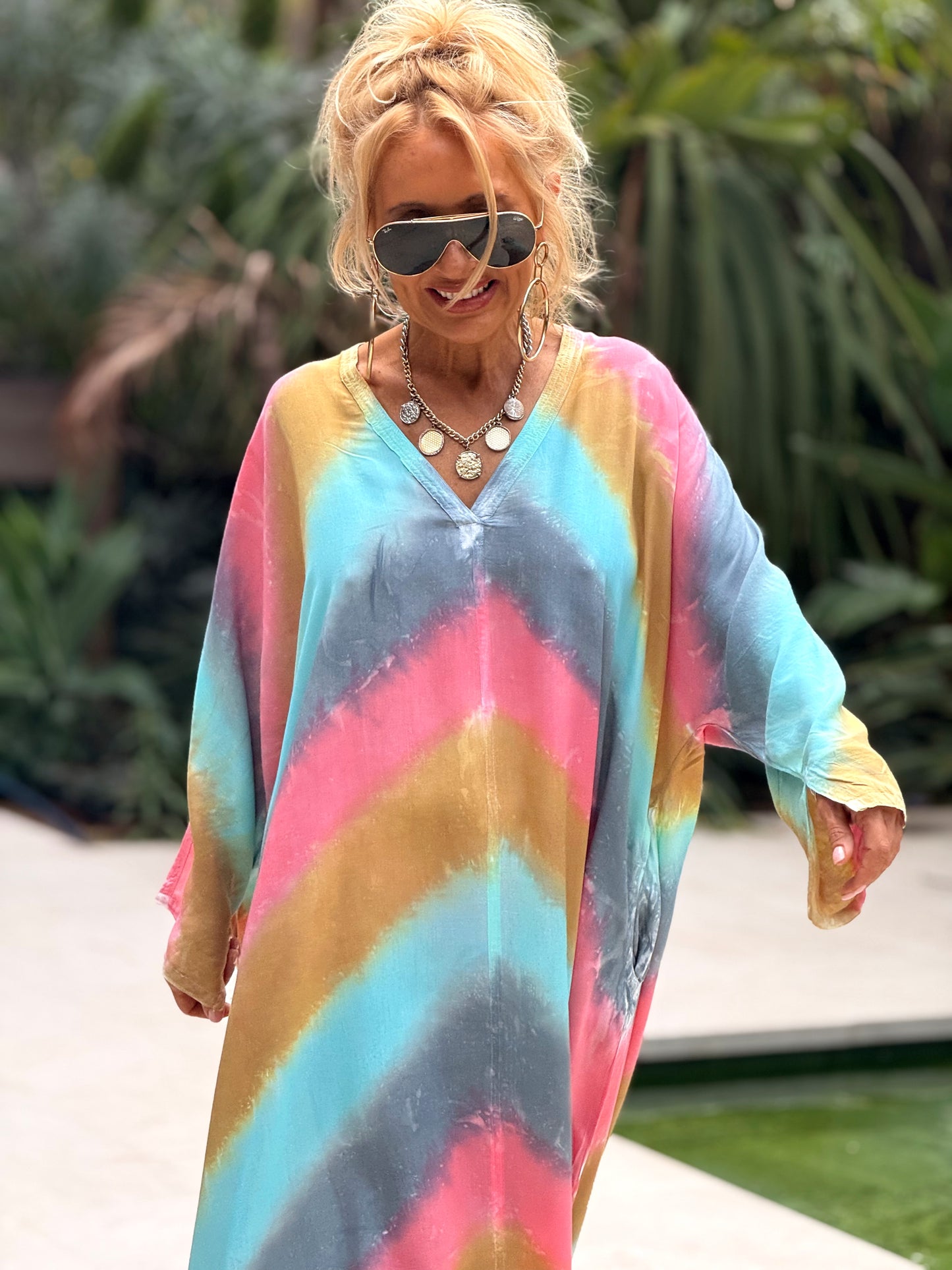 VESTIDO OVERSIZE IBIZA MULTICOLOR