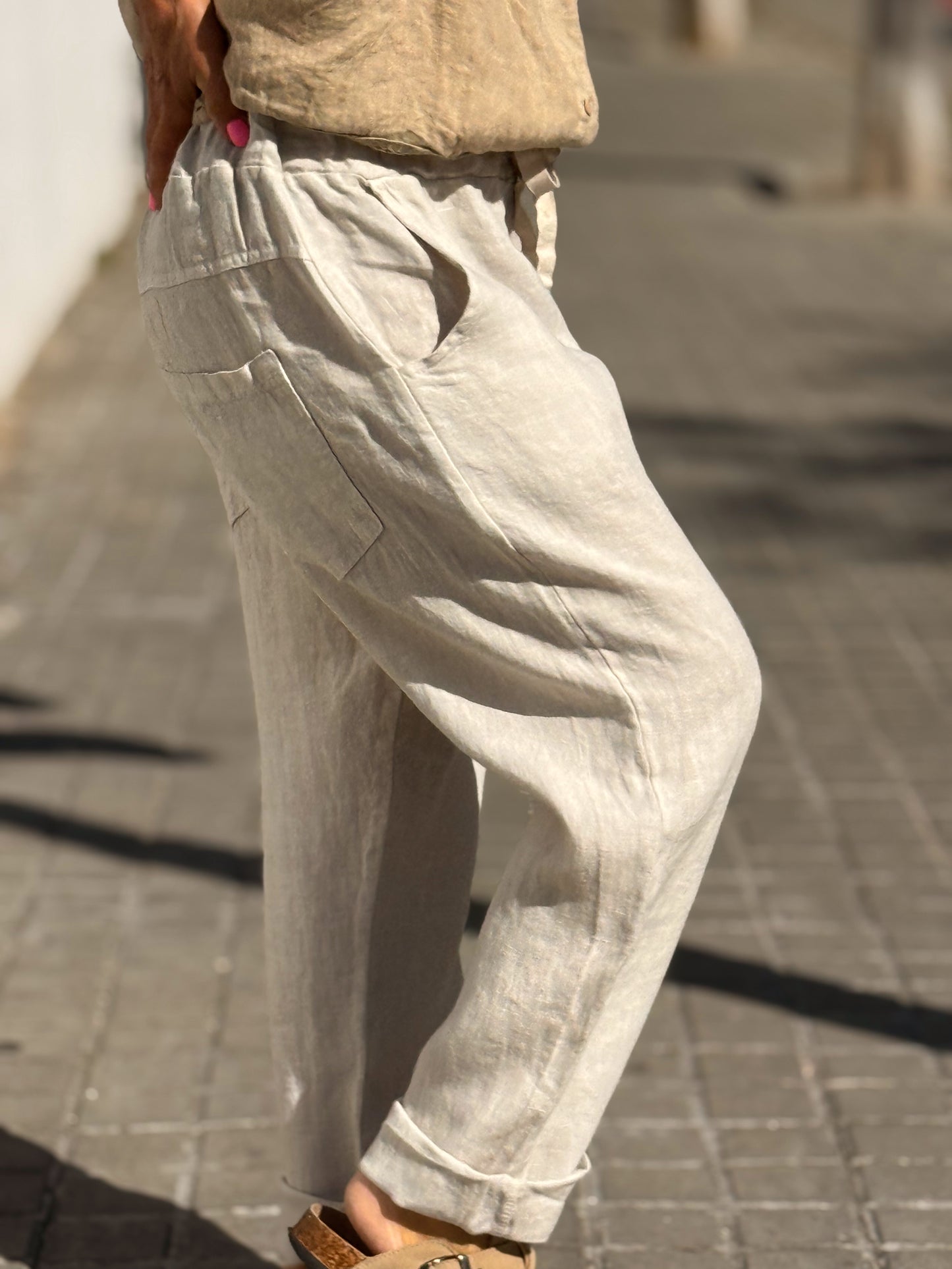 PANTALON LINO MANU