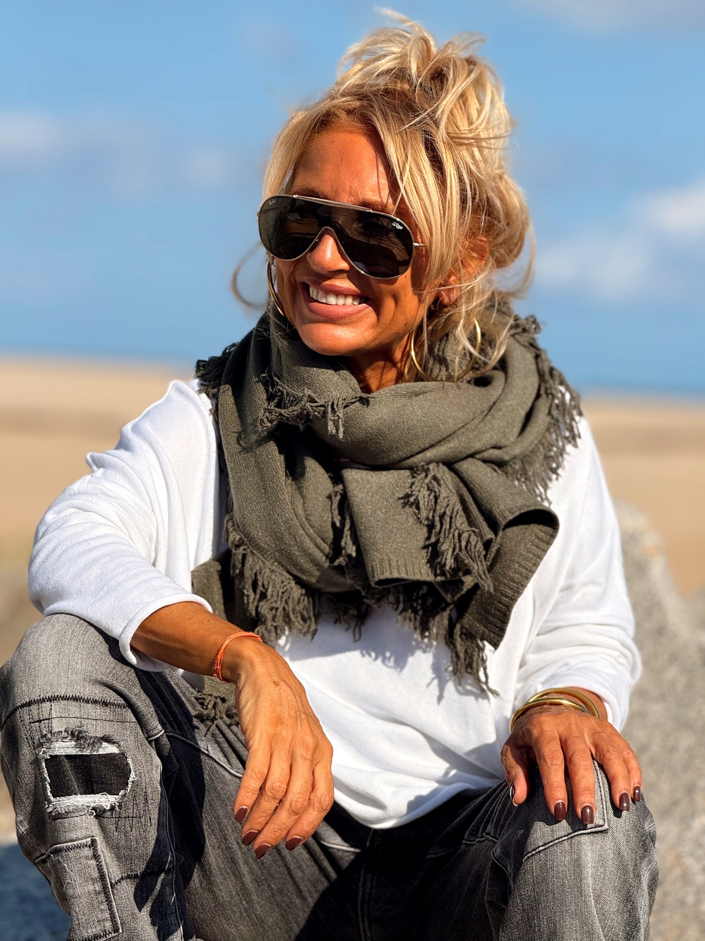 BUFANDA FLECOS CELINE MULTICOLOR