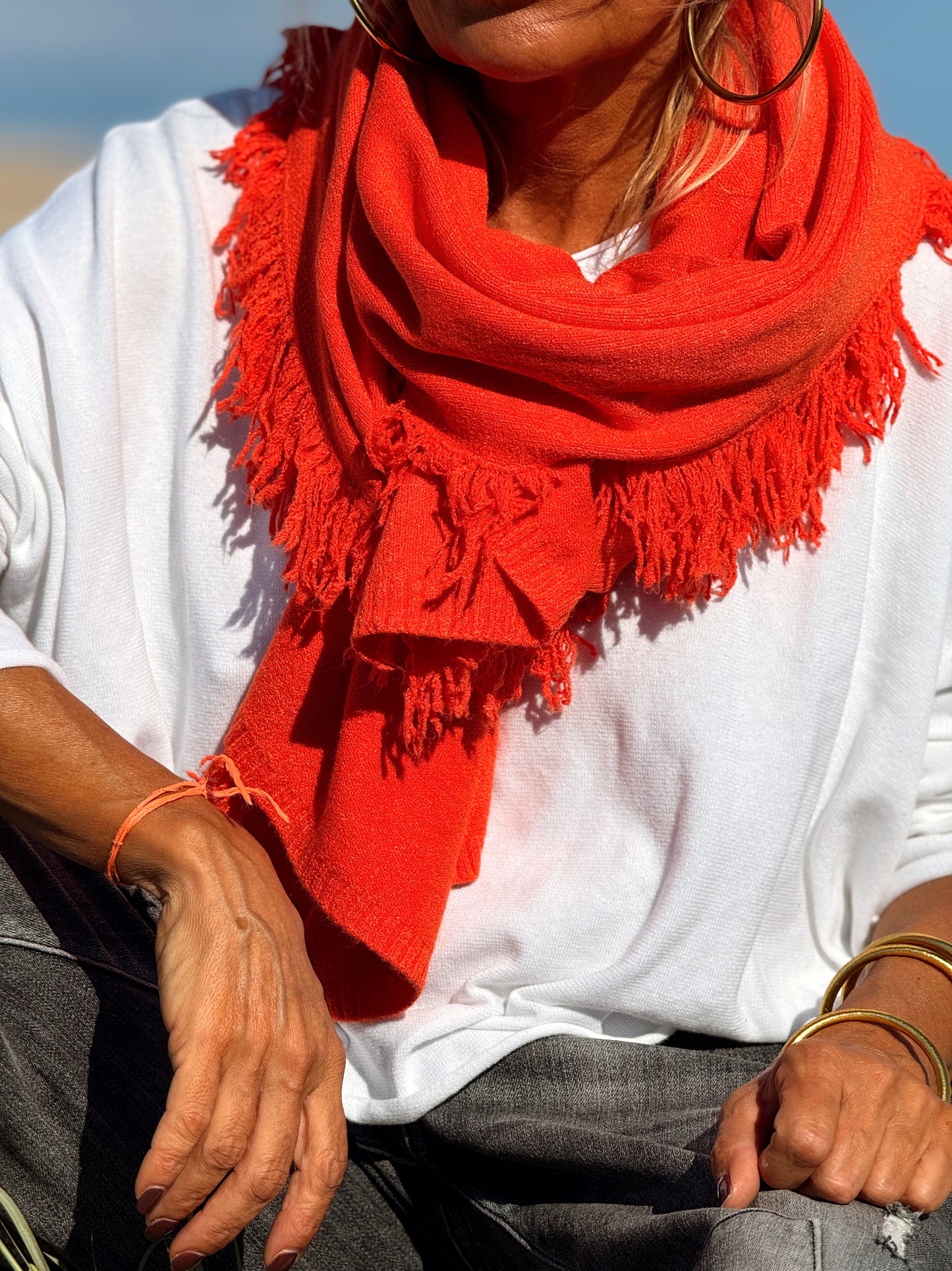 BUFANDA FLECOS CELINE MULTICOLOR