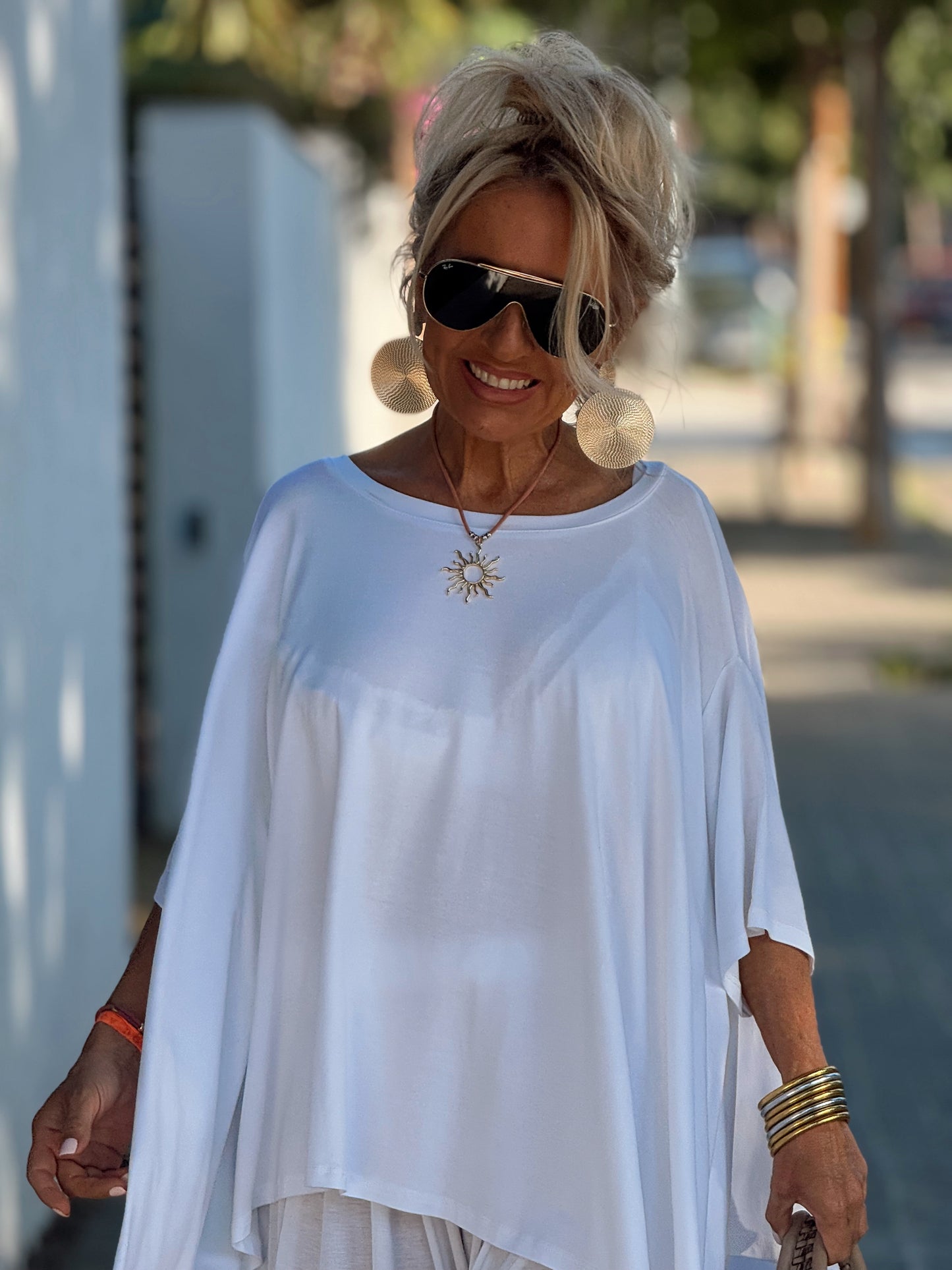 CONJUNTO OVERSIZE PANTALÓN-TÚNICA JADE BLANCO