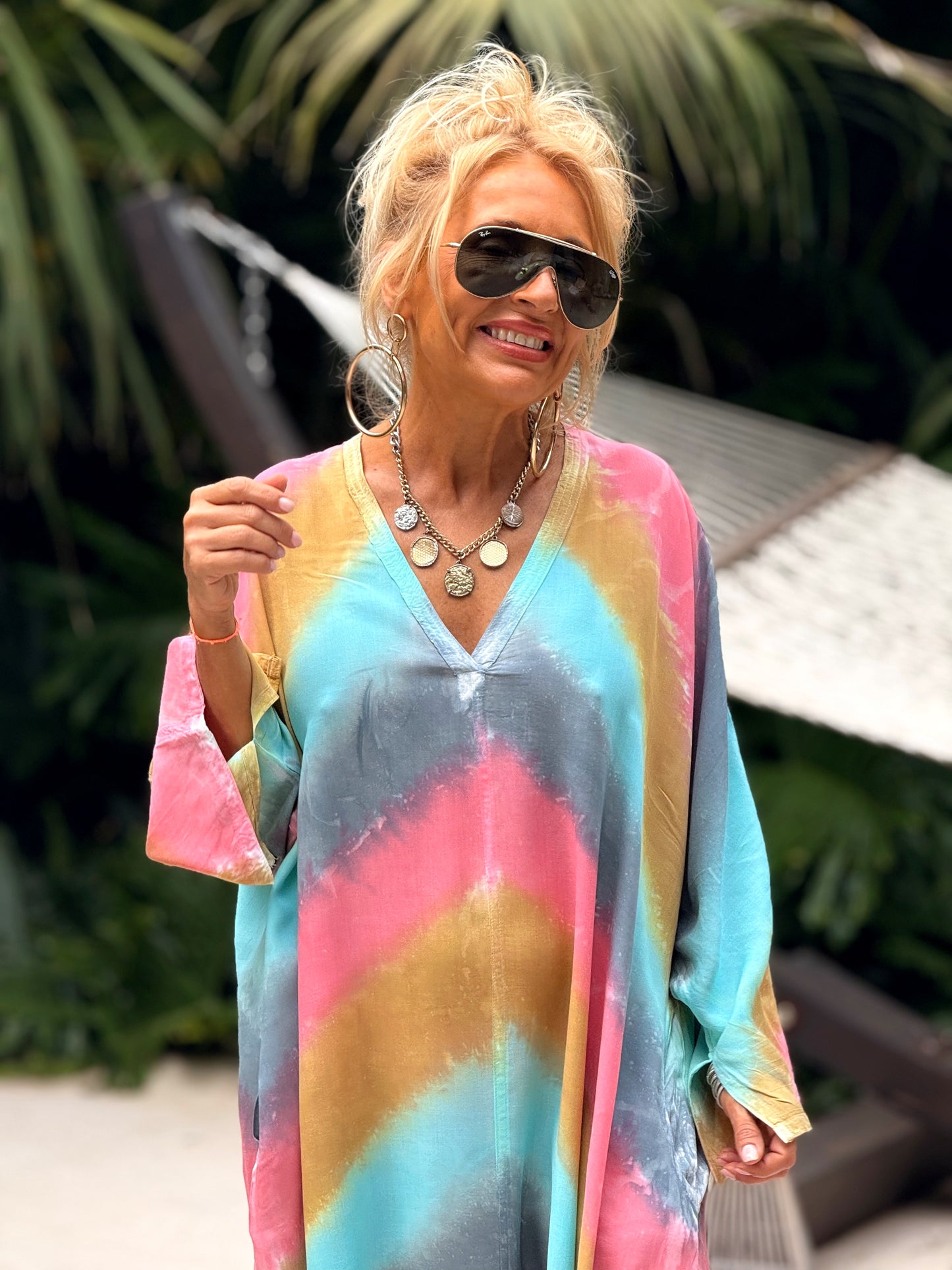 VESTIDO OVERSIZE IBIZA MULTICOLOR
