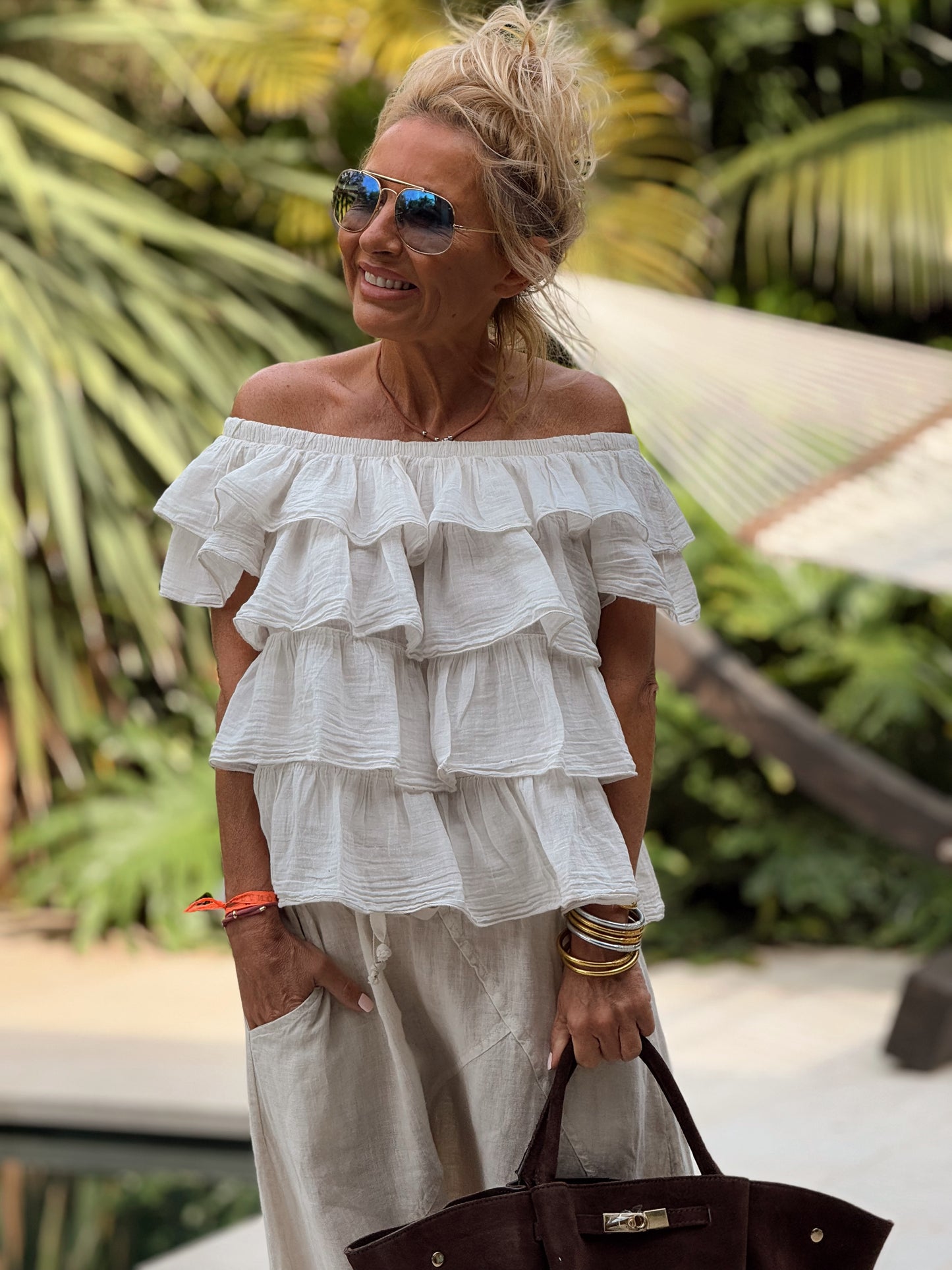 BLUSA VOLANTES ARENA