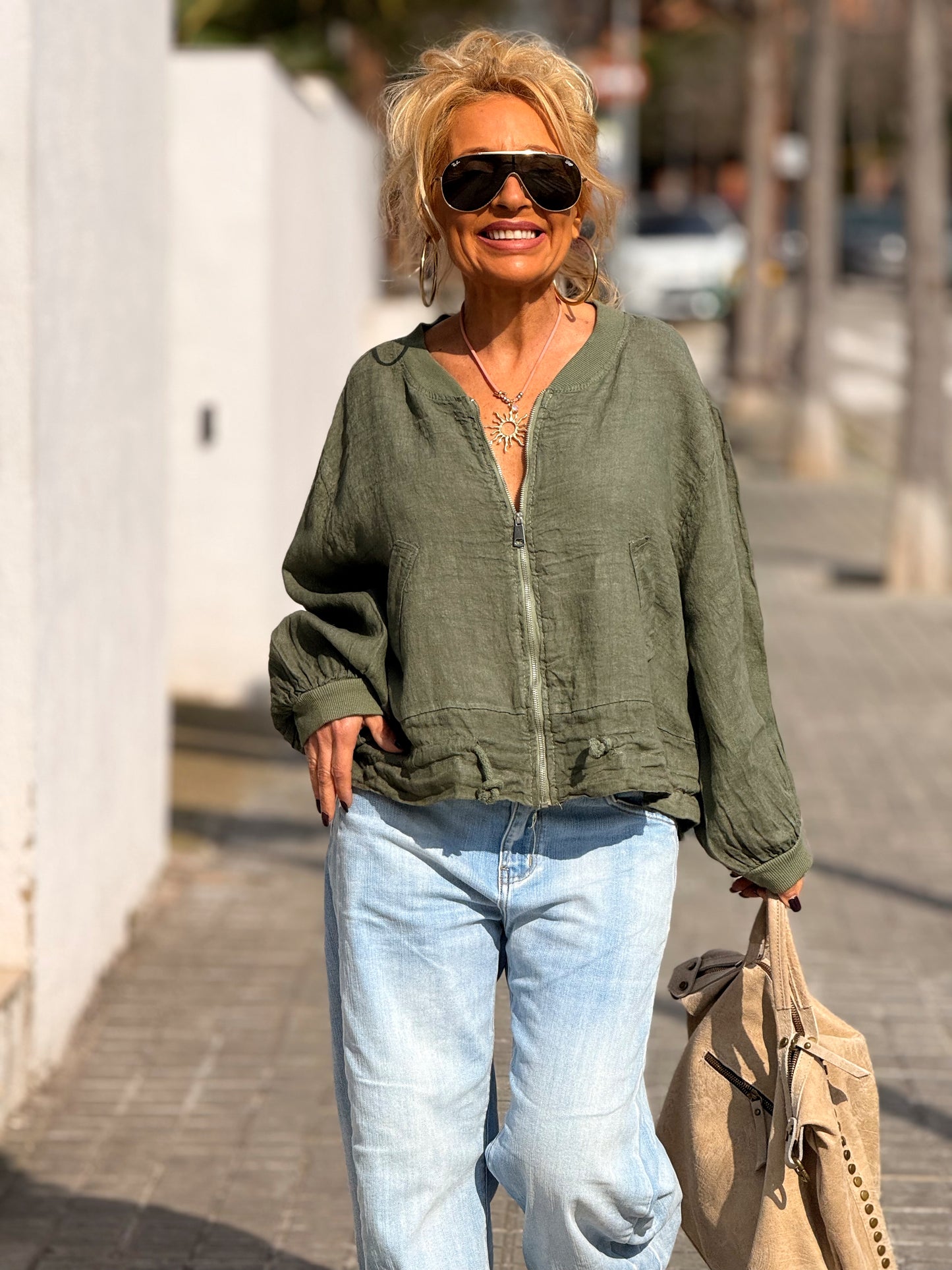 BOMBER LINO CAMILLE MULTICOLOR