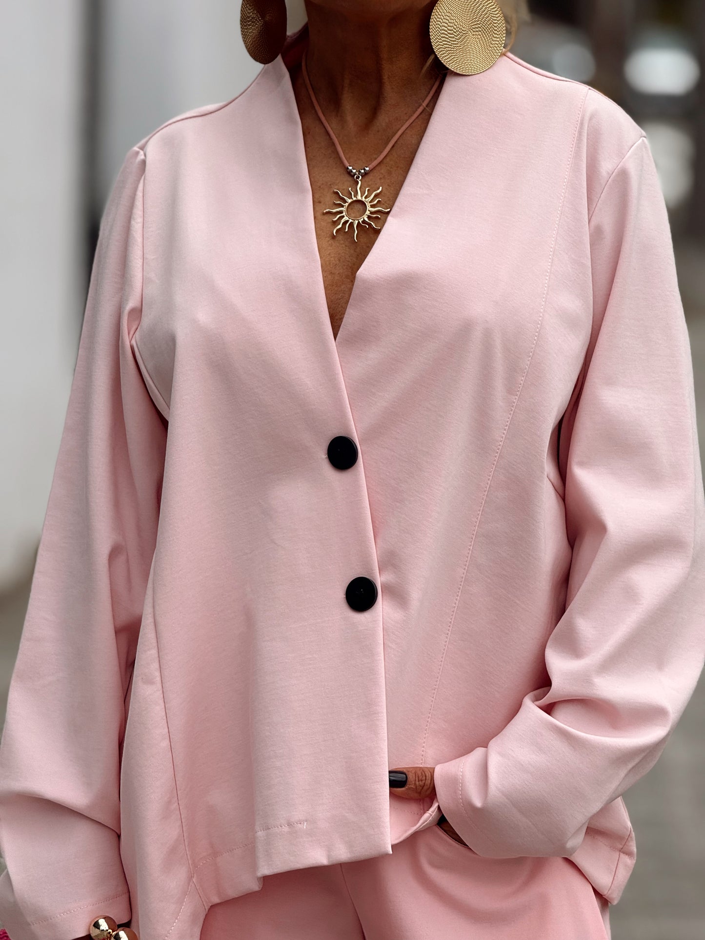 CHAQUETA ASIMÉTRICO VALERIA MULTICOLOR