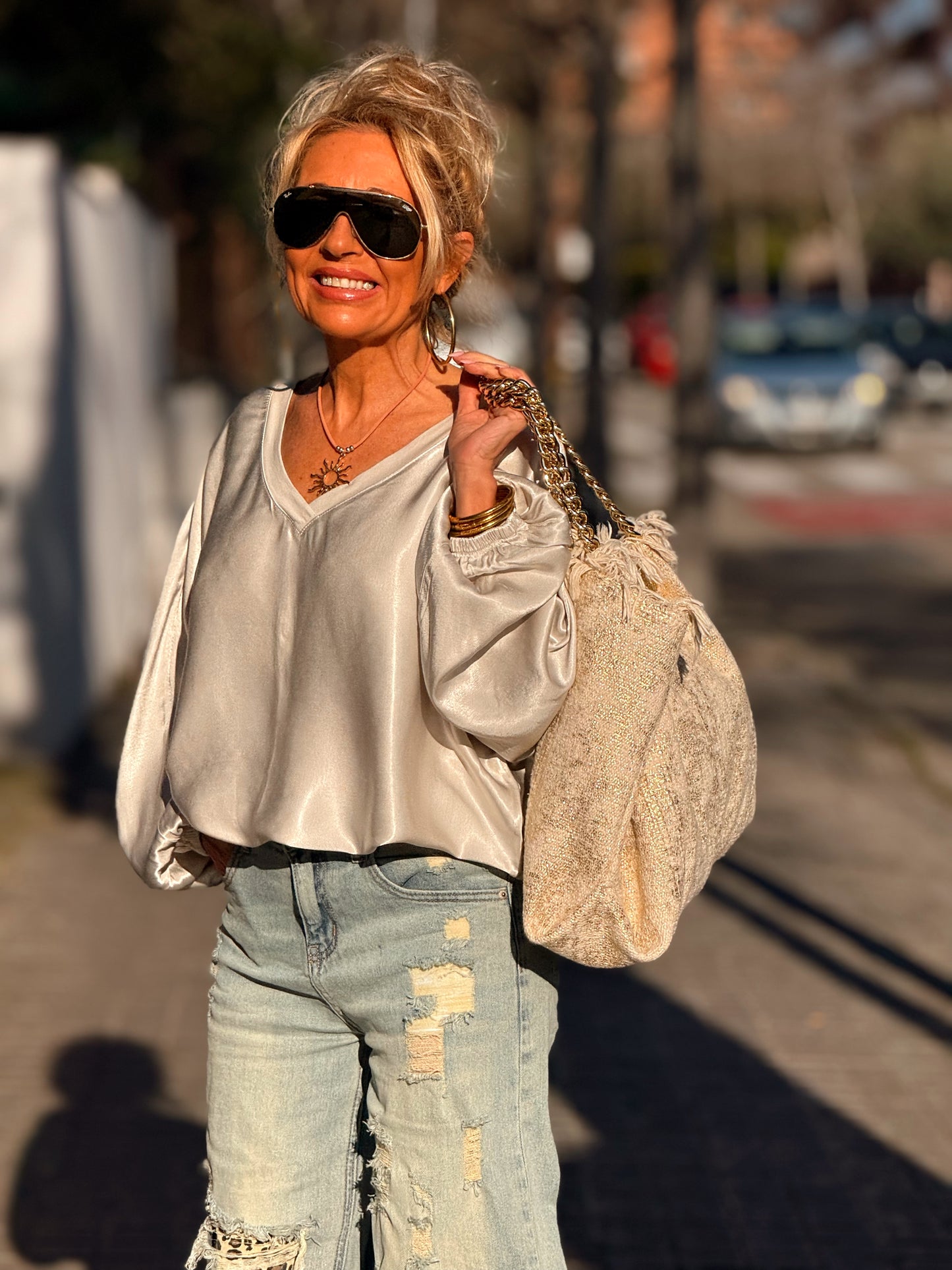 BLUSA OVERSIZE ZIGGY MULTICOLOR