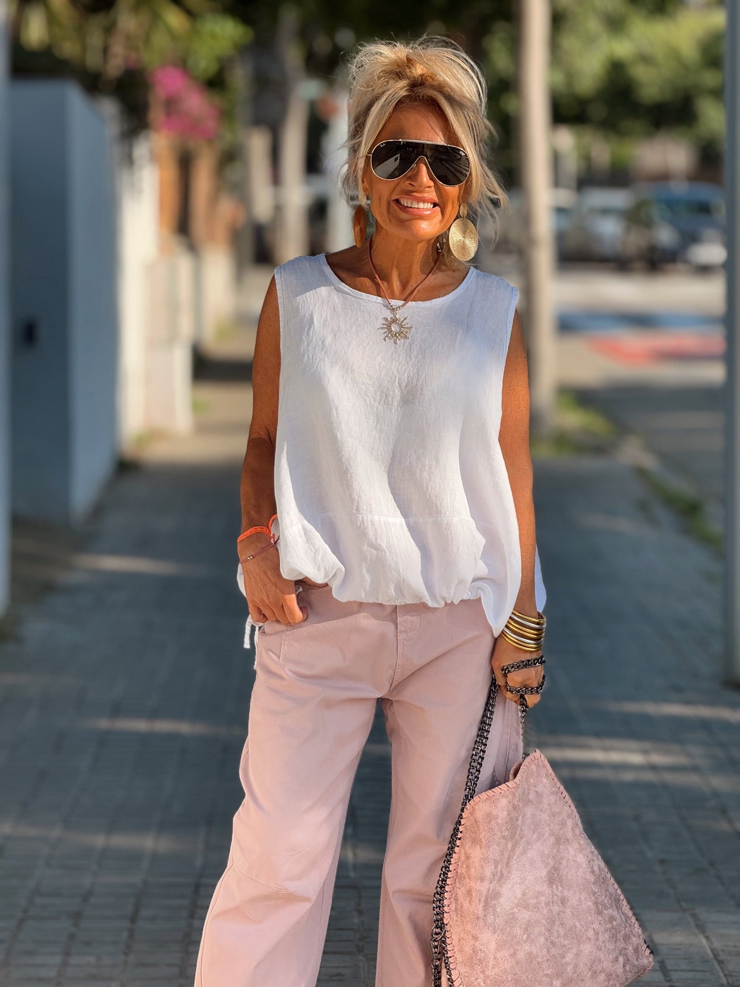 BLUSA LINO ARTHUR MULTICOLOR