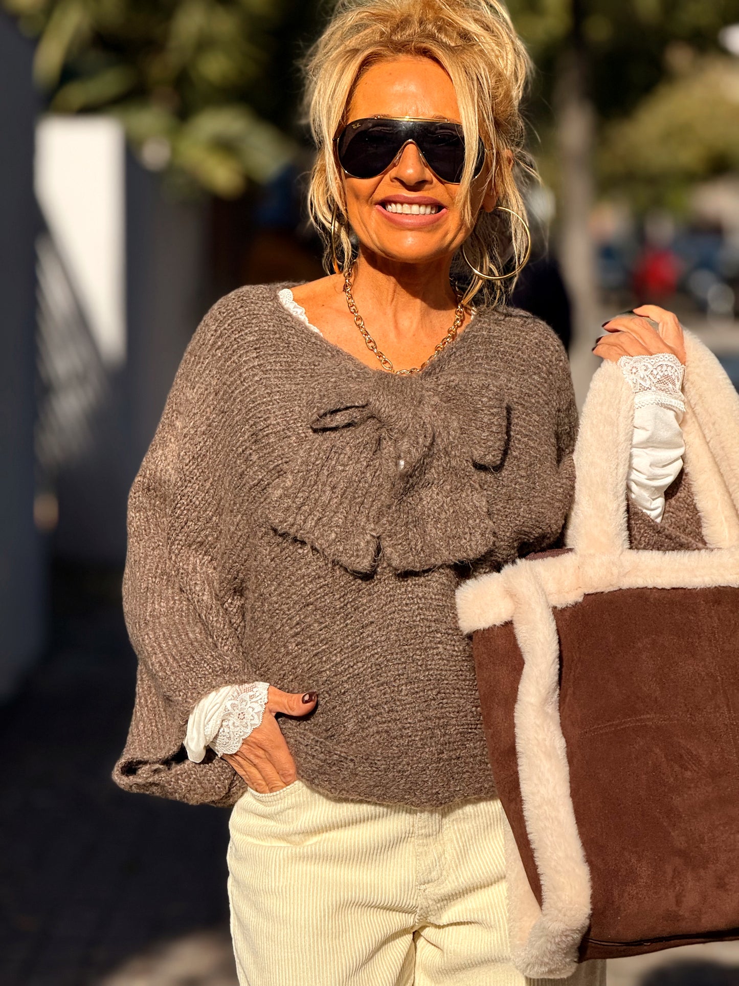 JERSEY CON LAZO MULTICOLOR