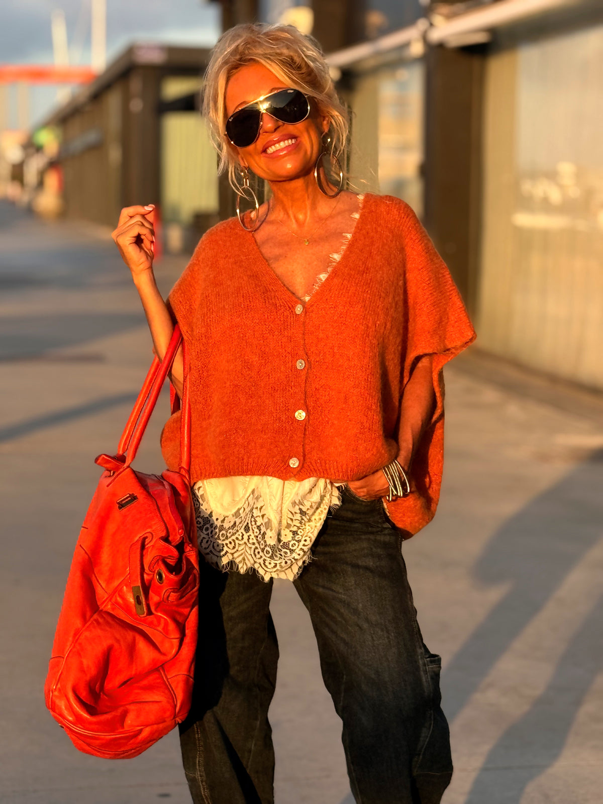 CHALECO OVERSIZE MARIANA MULTICOLOR