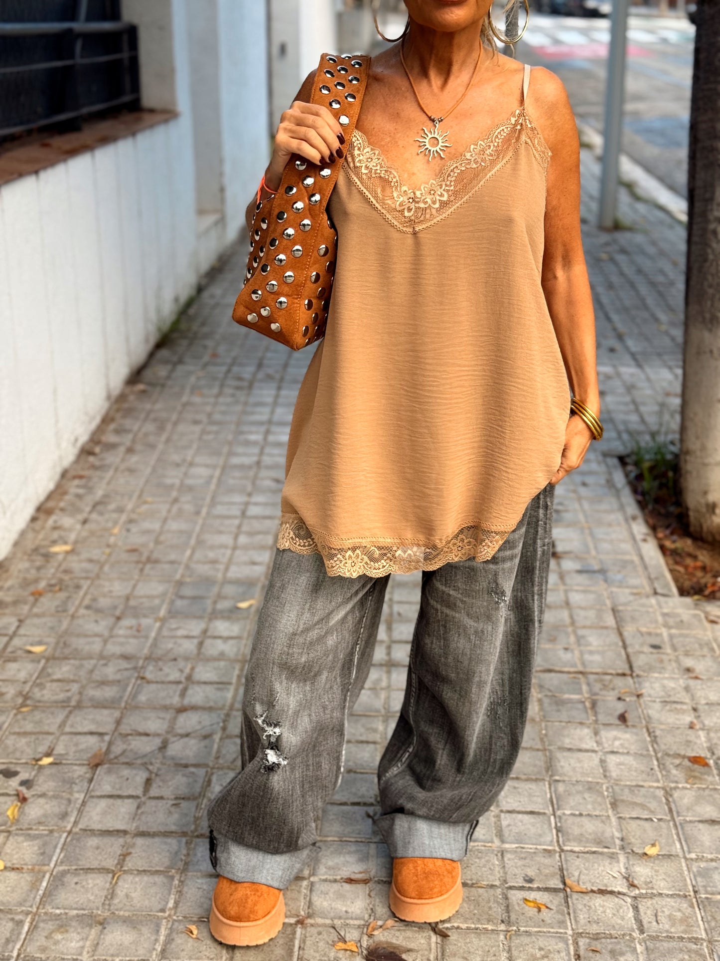 TOP LENCERO SUPER OVERSIZE LUISA MULTICOLOR