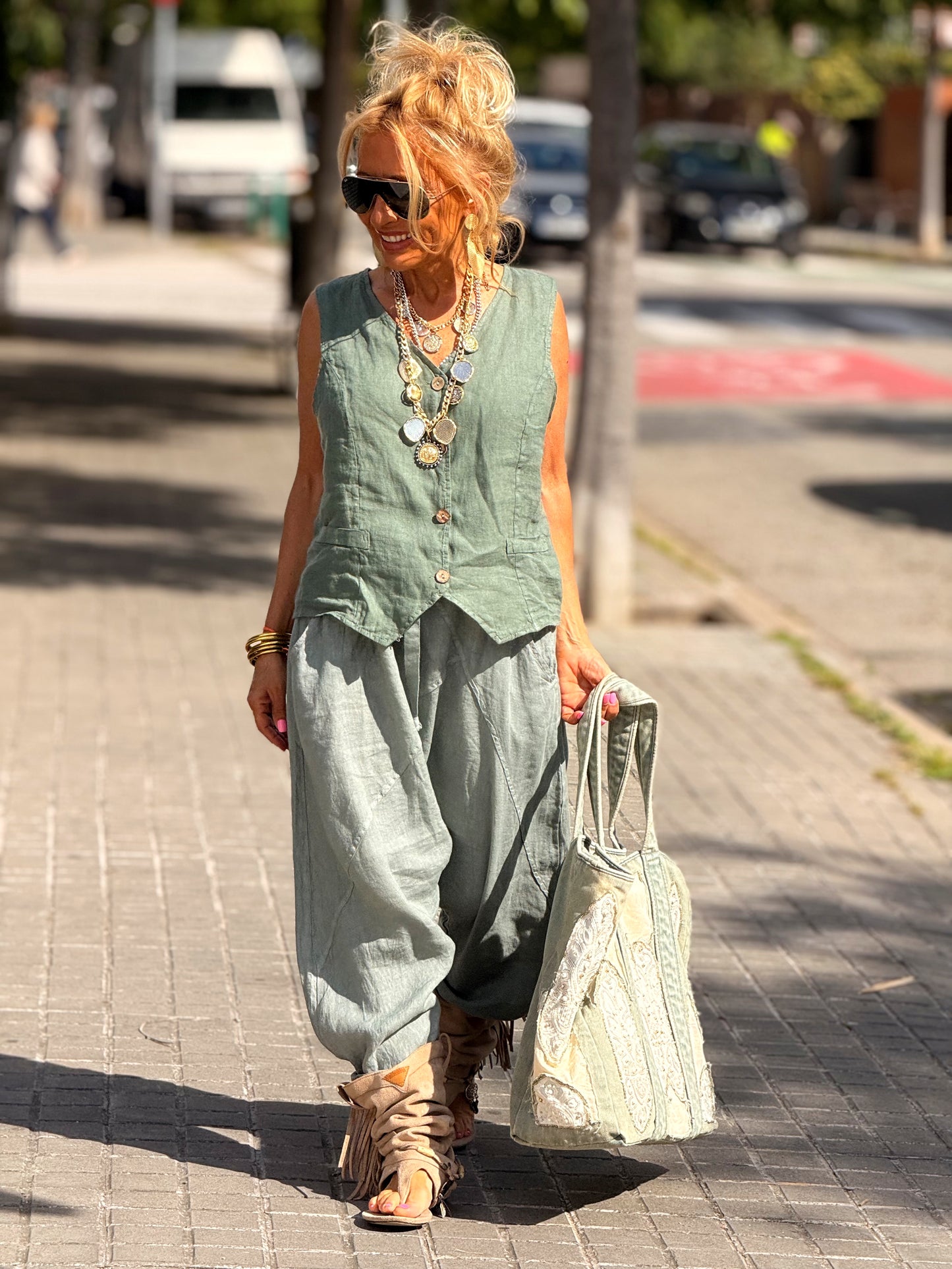CHALECO ANOUK MULTICOLOR