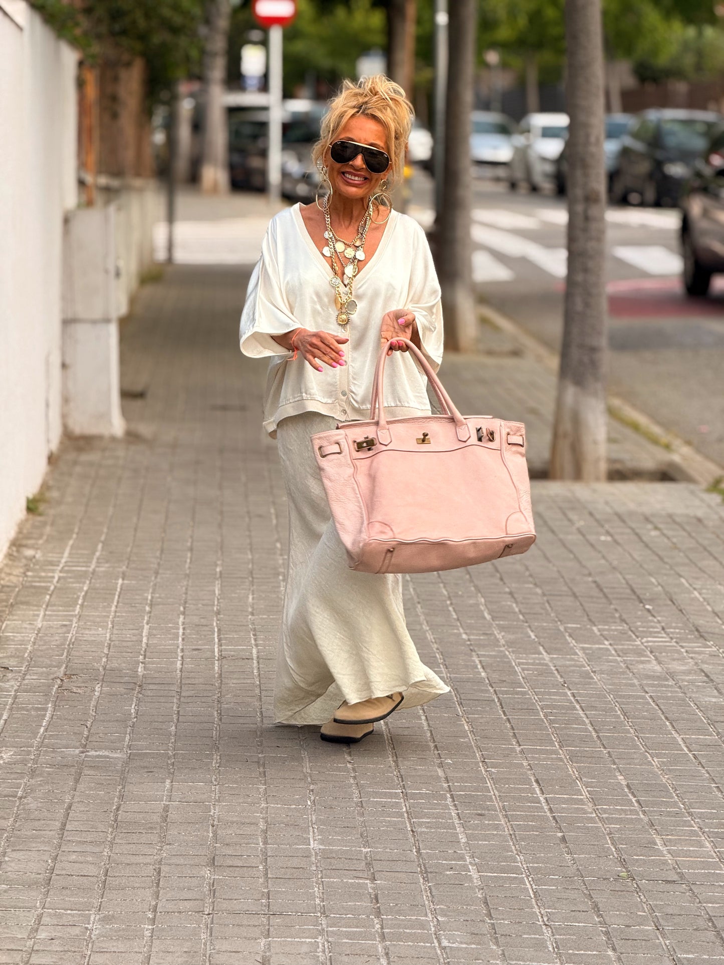FALDA LINO GRAZIELA MULTICOLOR