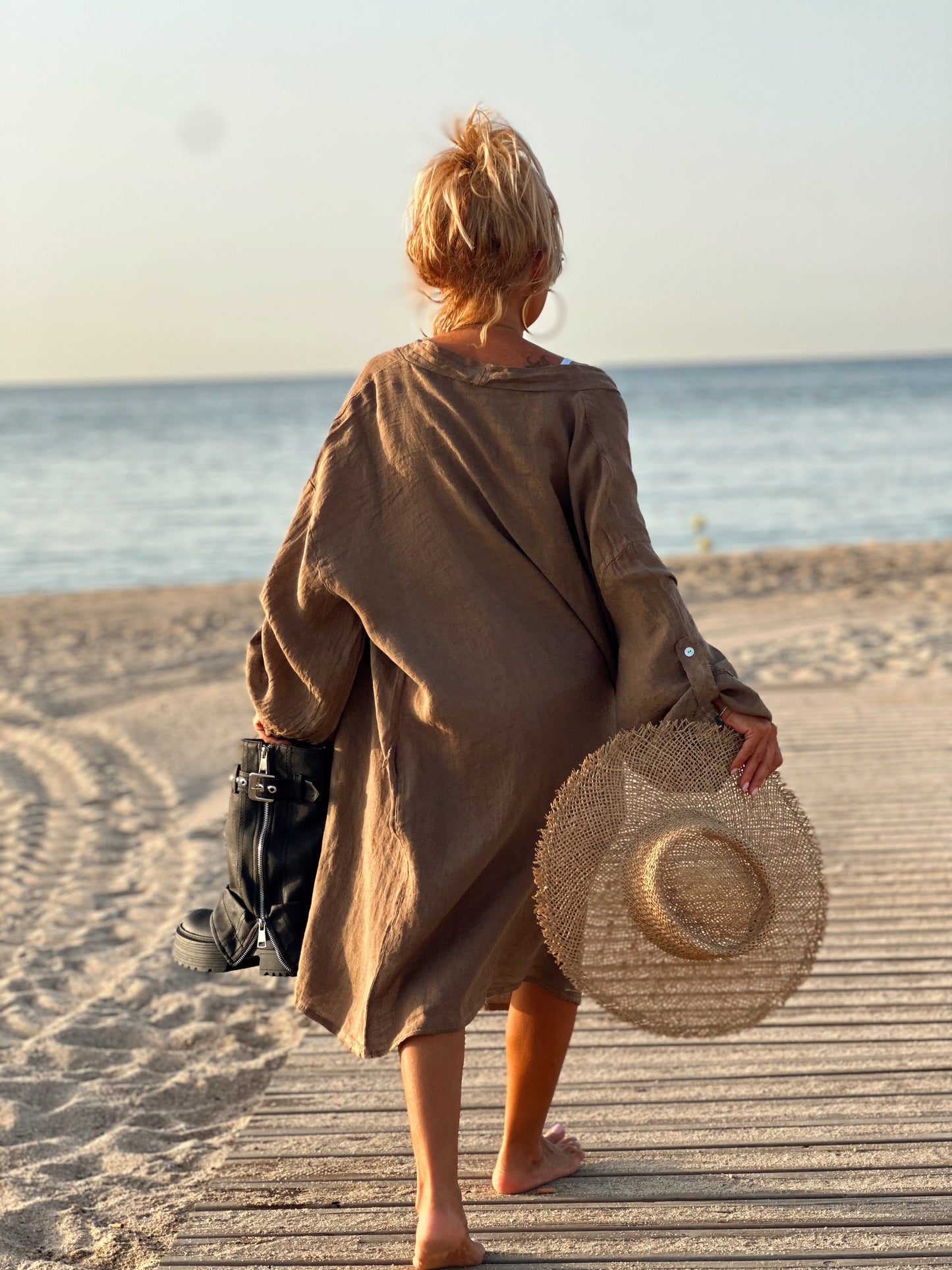 CHAQUETA LINO BETTY MULTICOLOR